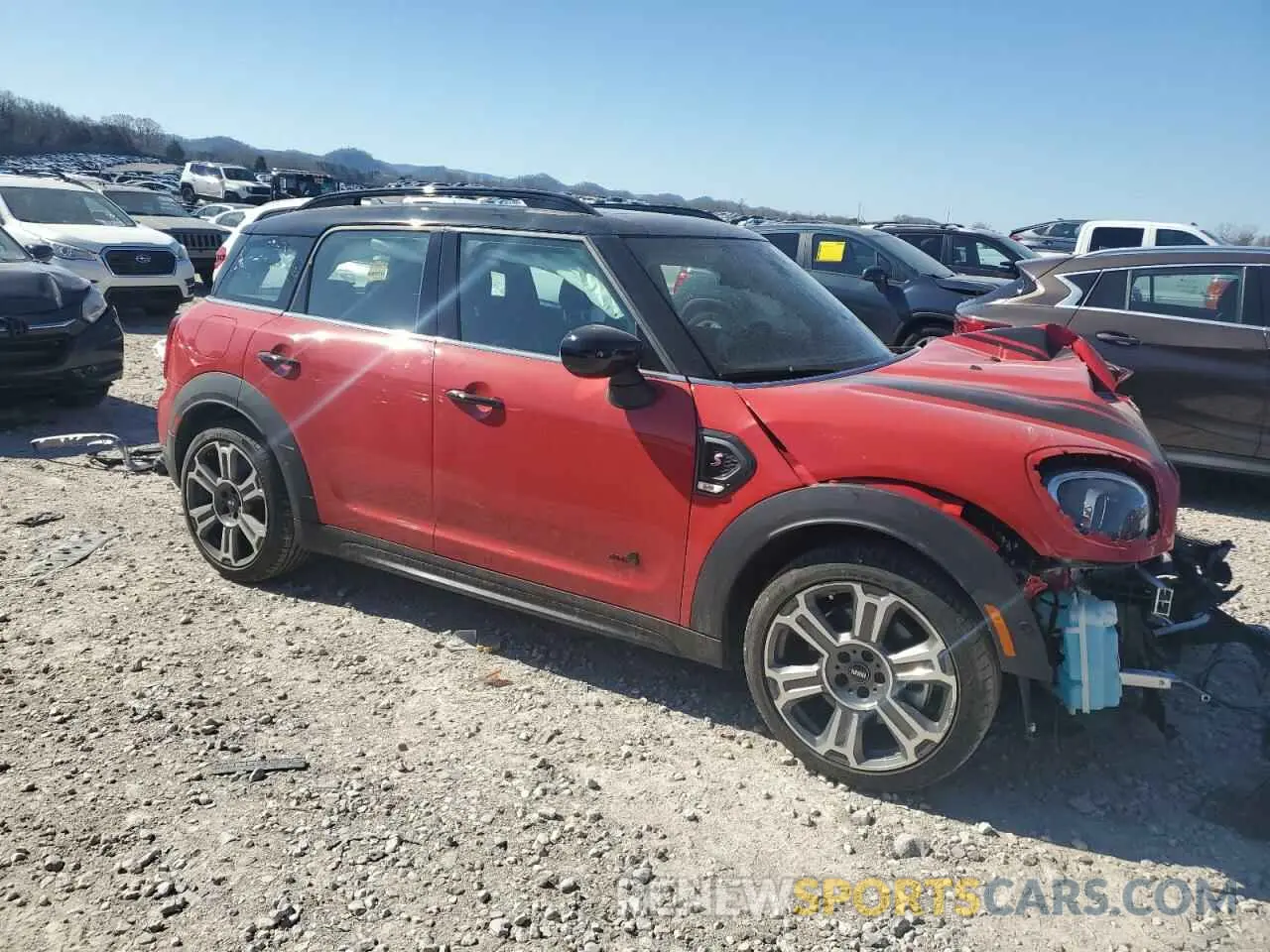 4 fotografías del automóvil dañado WMZ83BR0XR3R52959 MINI COOPER 2024
