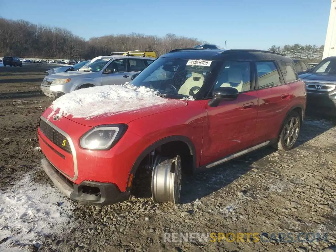 1 fotografías del automóvil dañado WMZ53GA02S7R46101 MINI COOPER 2025