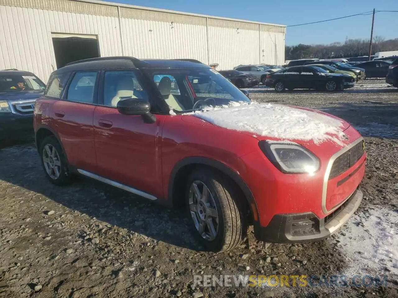4 fotografías del automóvil dañado WMZ53GA02S7R46101 MINI COOPER 2025