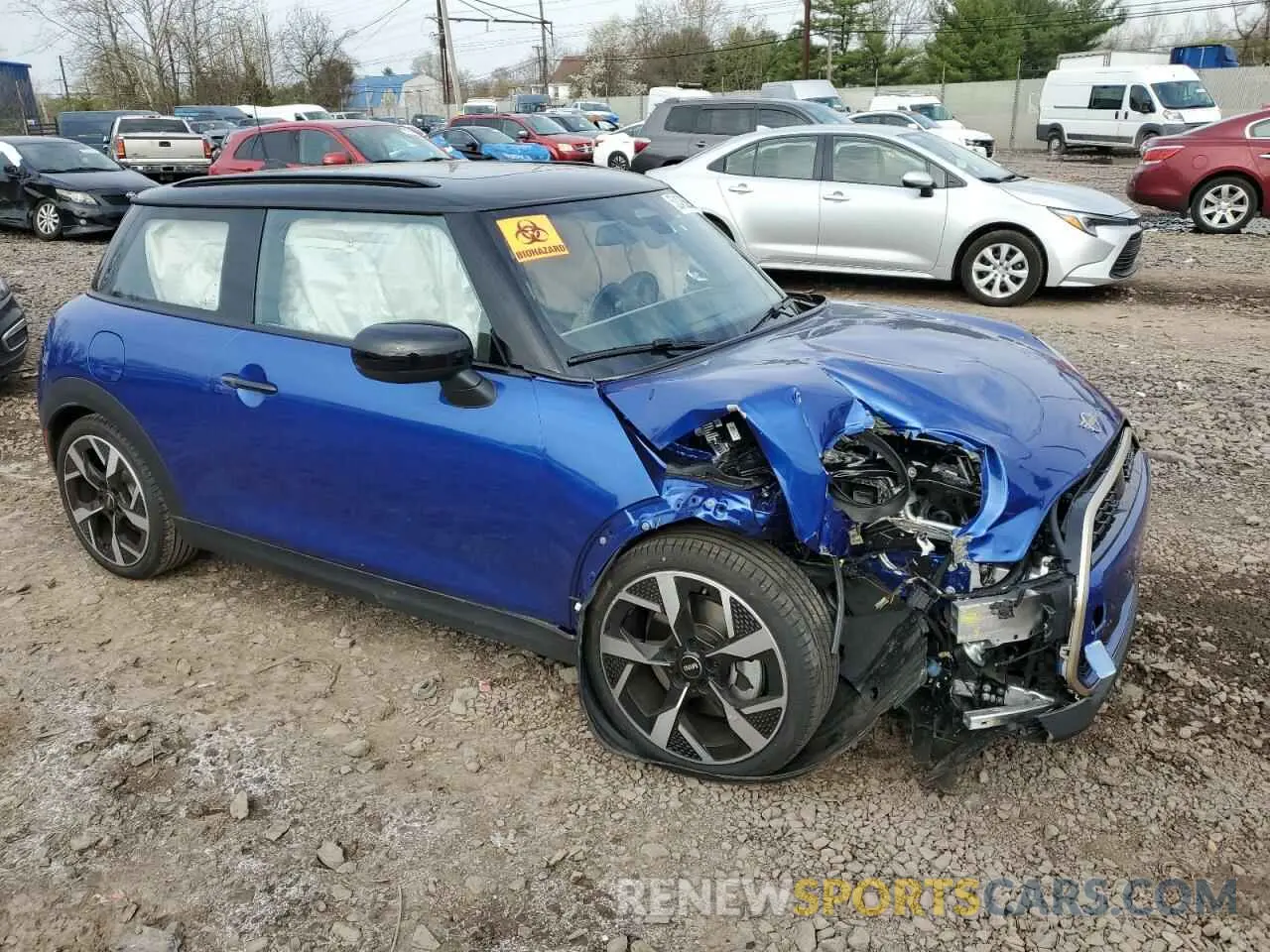 4 fotografías del automóvil dañado WMW13GD01S2W58185 MINI COOPER BAS 2025