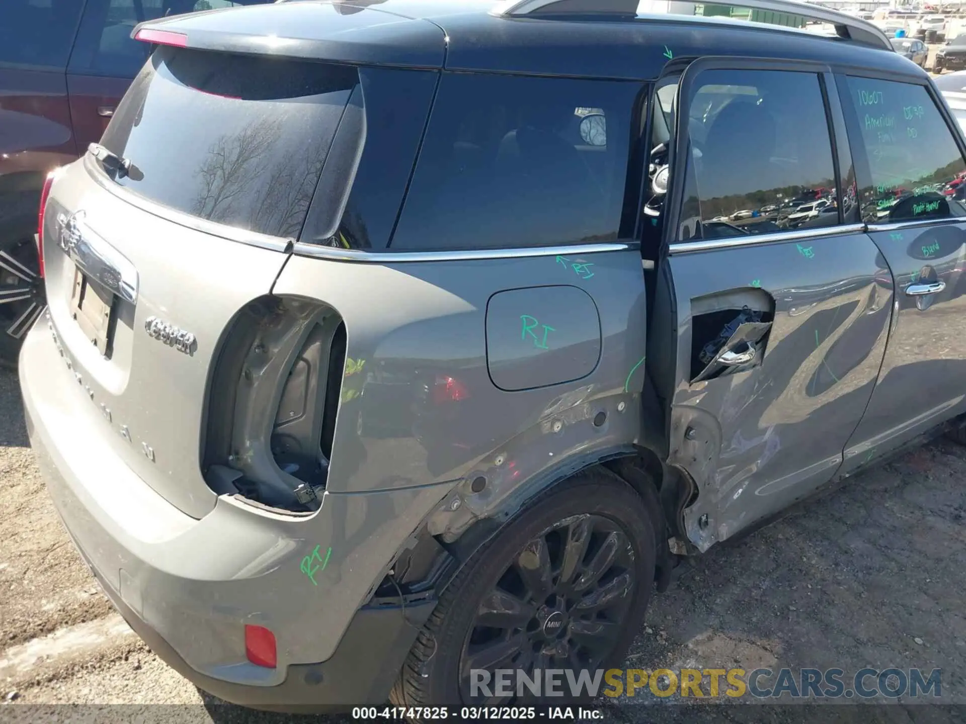 6 fotografías del automóvil dañado WMZYS7C51K3F44556 MINI COUNTRYMAN 2019