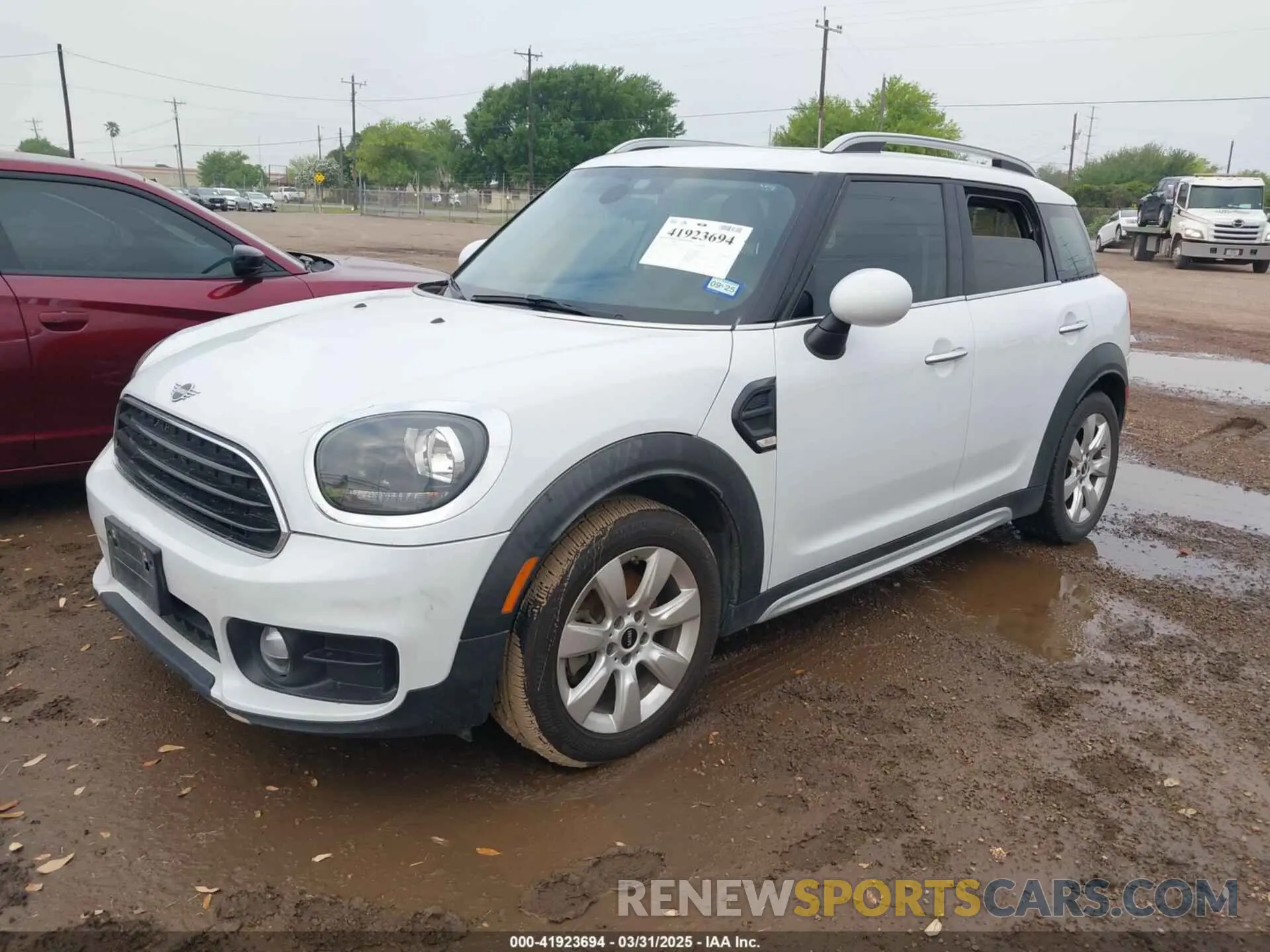 2 fotografías del automóvil dañado WMZYS7C58K3F45798 MINI COUNTRYMAN 2019