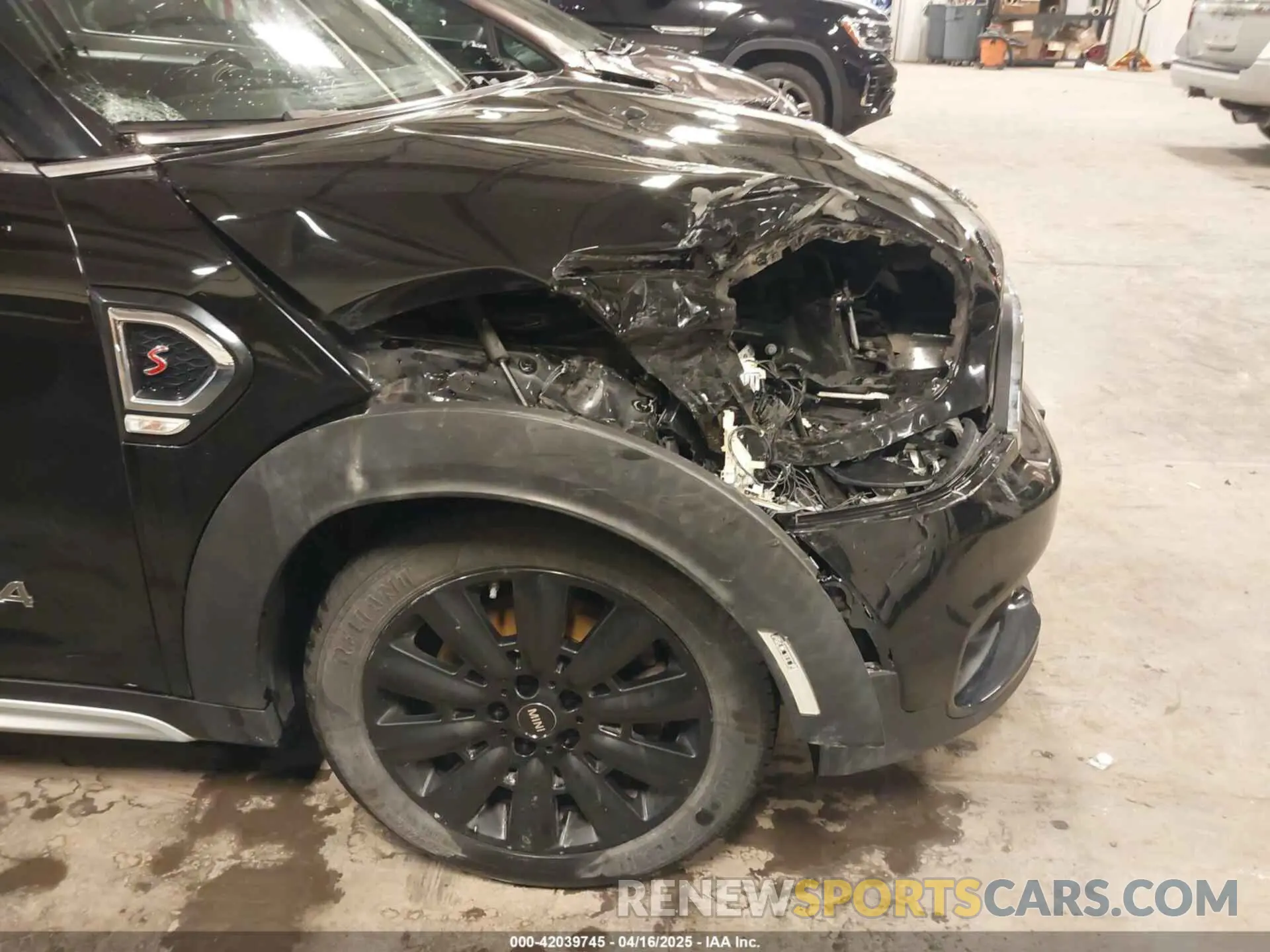 6 fotografías del automóvil dañado WMZYT5C59K3G91029 MINI COUNTRYMAN 2019