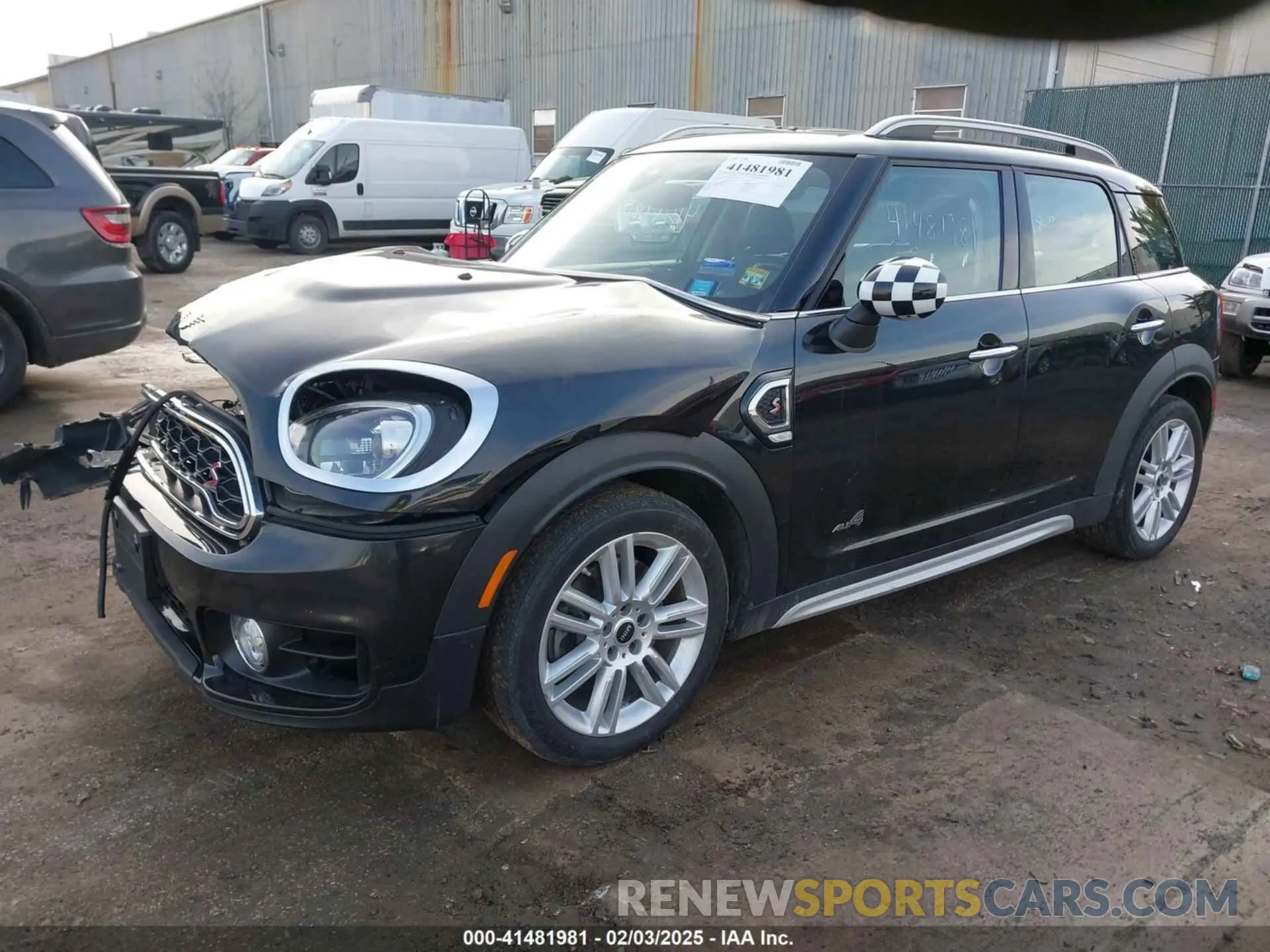 2 fotografías del automóvil dañado WMZYT5C59K3G92620 MINI COUNTRYMAN 2019