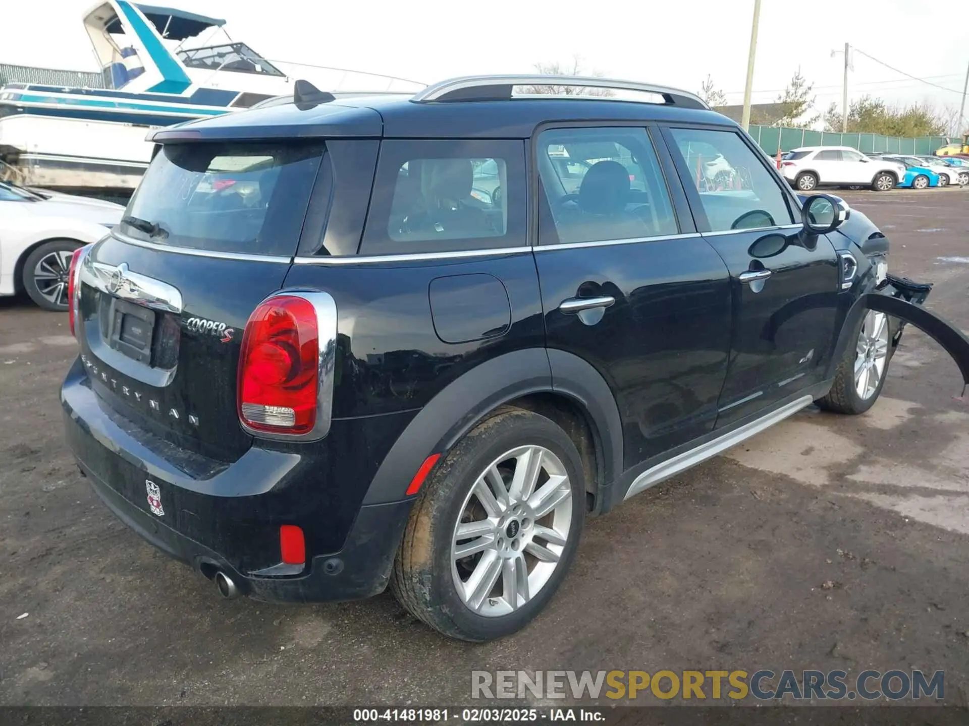 4 fotografías del automóvil dañado WMZYT5C59K3G92620 MINI COUNTRYMAN 2019