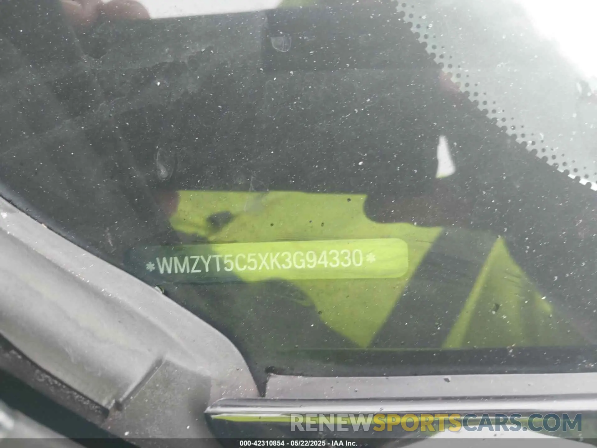 18 fotografías del automóvil dañado WMZYT5C5XK3G94330 MINI COUNTRYMAN 2019