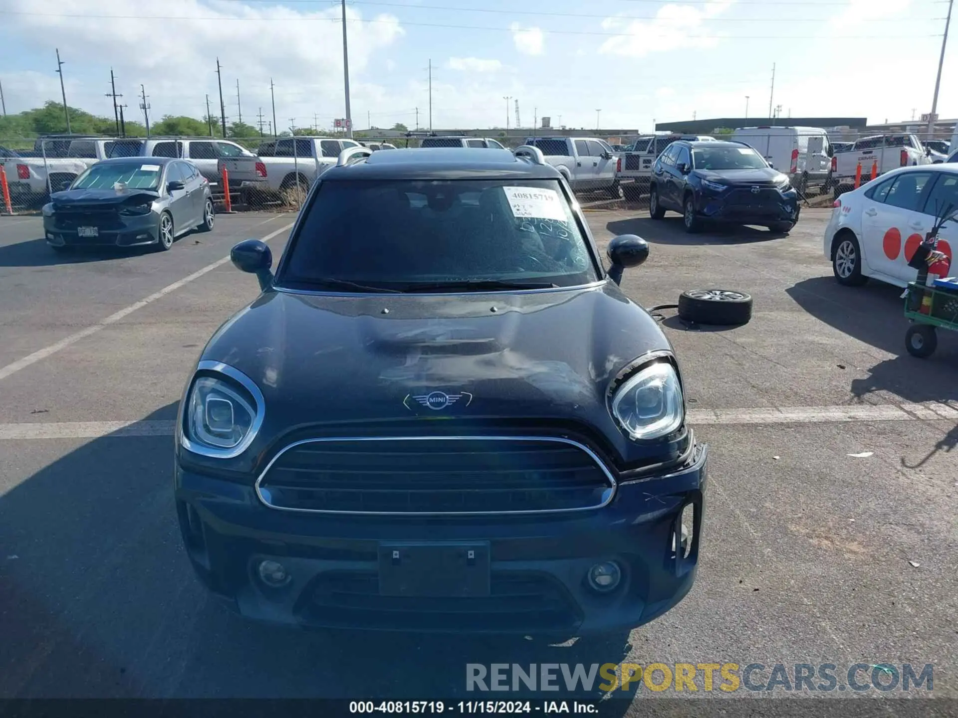 13 fotografías del automóvil dañado WMZ23BR03M3M80666 MINI COUNTRYMAN 2021