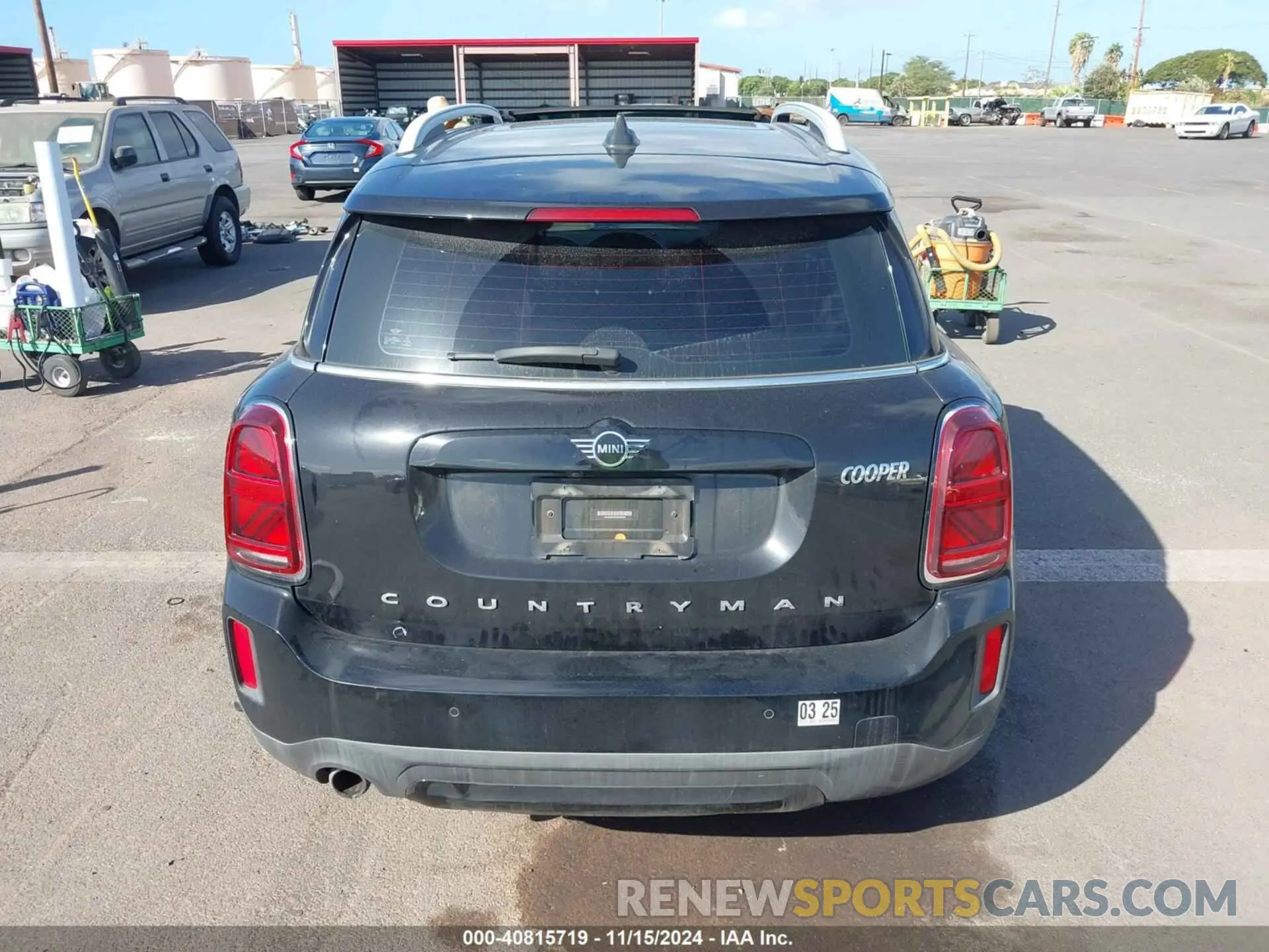 17 fotografías del automóvil dañado WMZ23BR03M3M80666 MINI COUNTRYMAN 2021