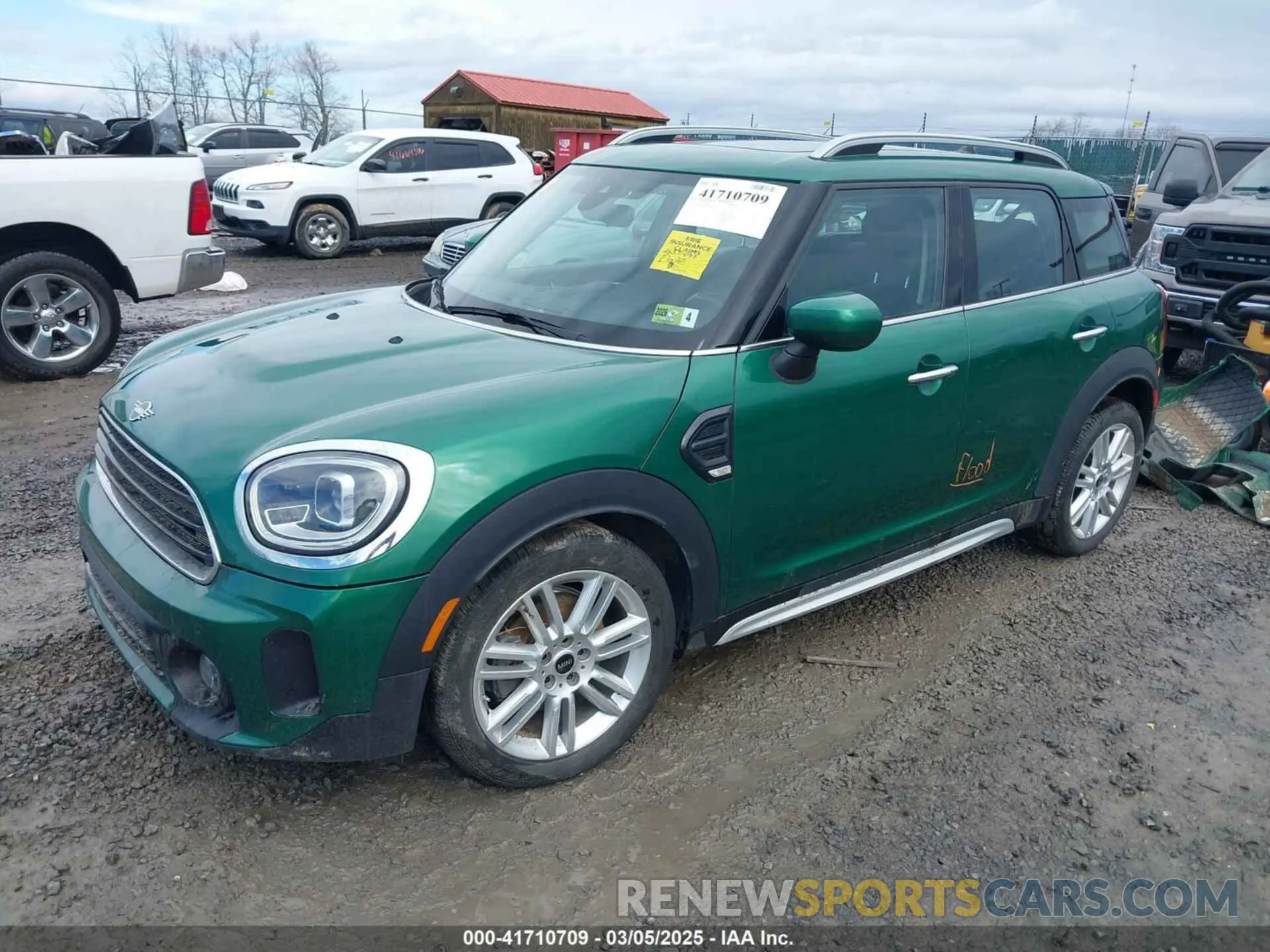 2 fotografías del automóvil dañado WMZ23BR04N3N60804 MINI COUNTRYMAN 2022