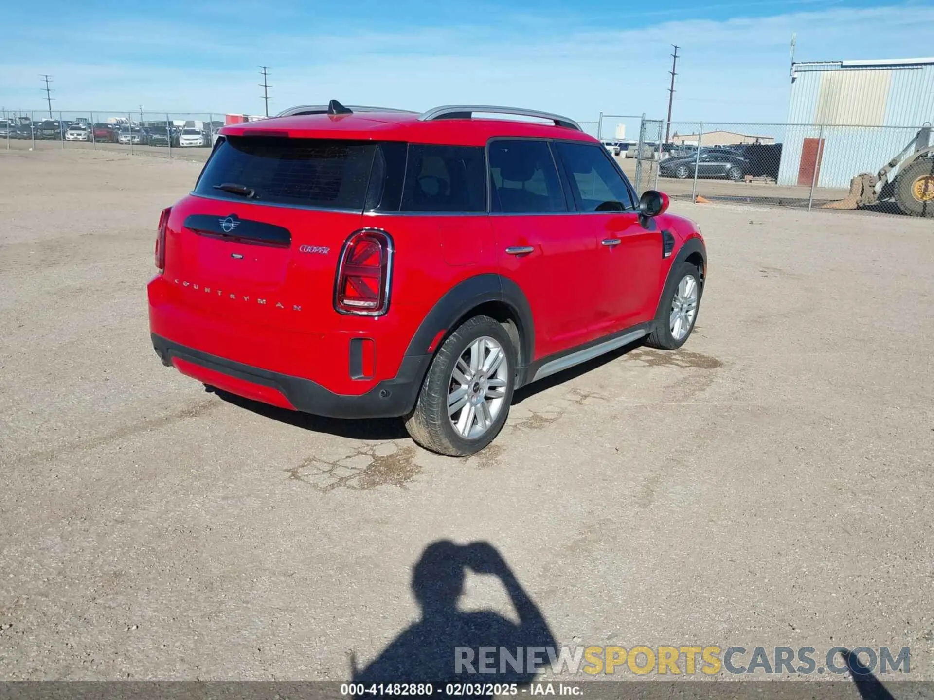 4 fotografías del automóvil dañado WMZ23BR07N3N61252 MINI COUNTRYMAN 2022