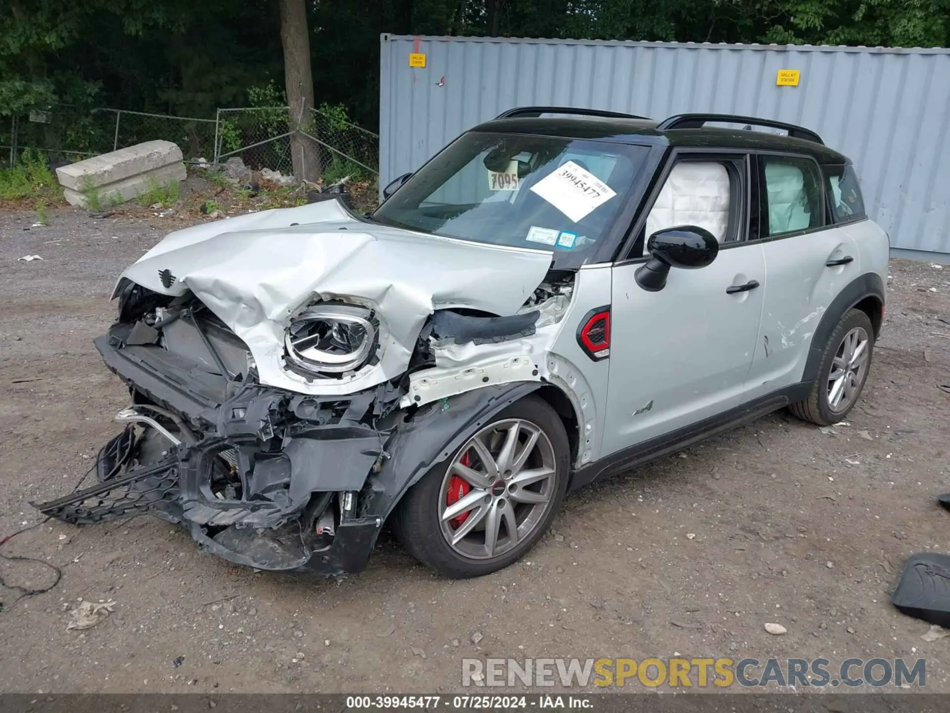 2 fotografías del automóvil dañado WMZ33BS0XN3N40393 MINI COUNTRYMAN 2022