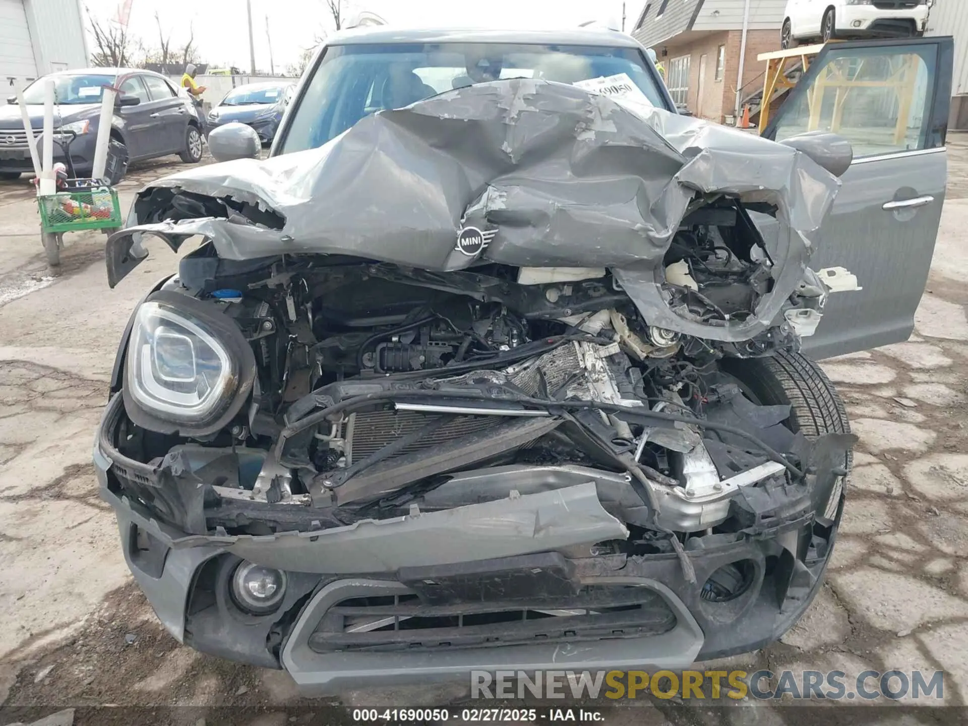 6 fotografías del automóvil dañado WMZ43BR09N3N62573 MINI COUNTRYMAN 2022
