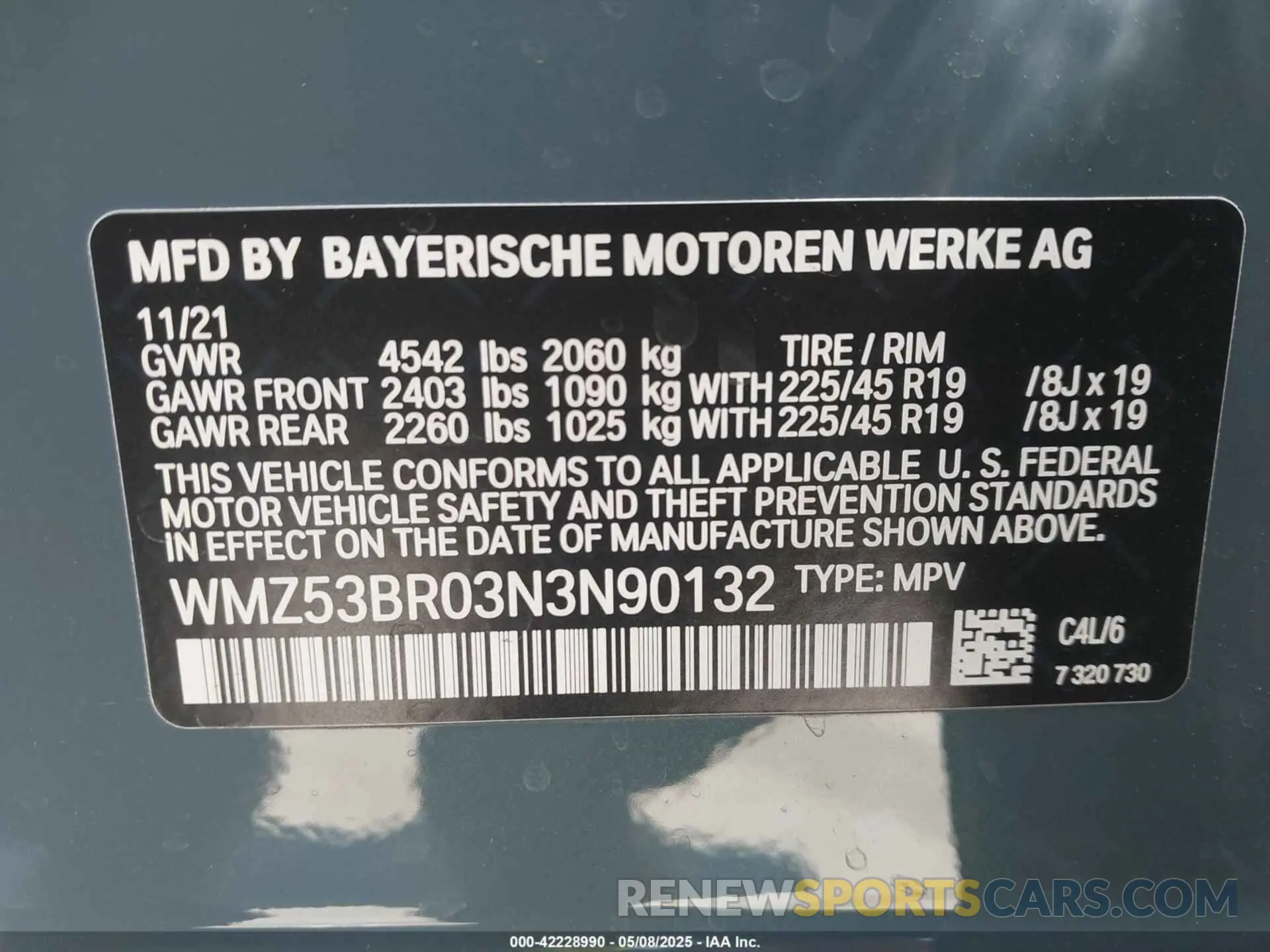 9 fotografías del automóvil dañado WMZ53BR03N3N90132 MINI COUNTRYMAN 2022