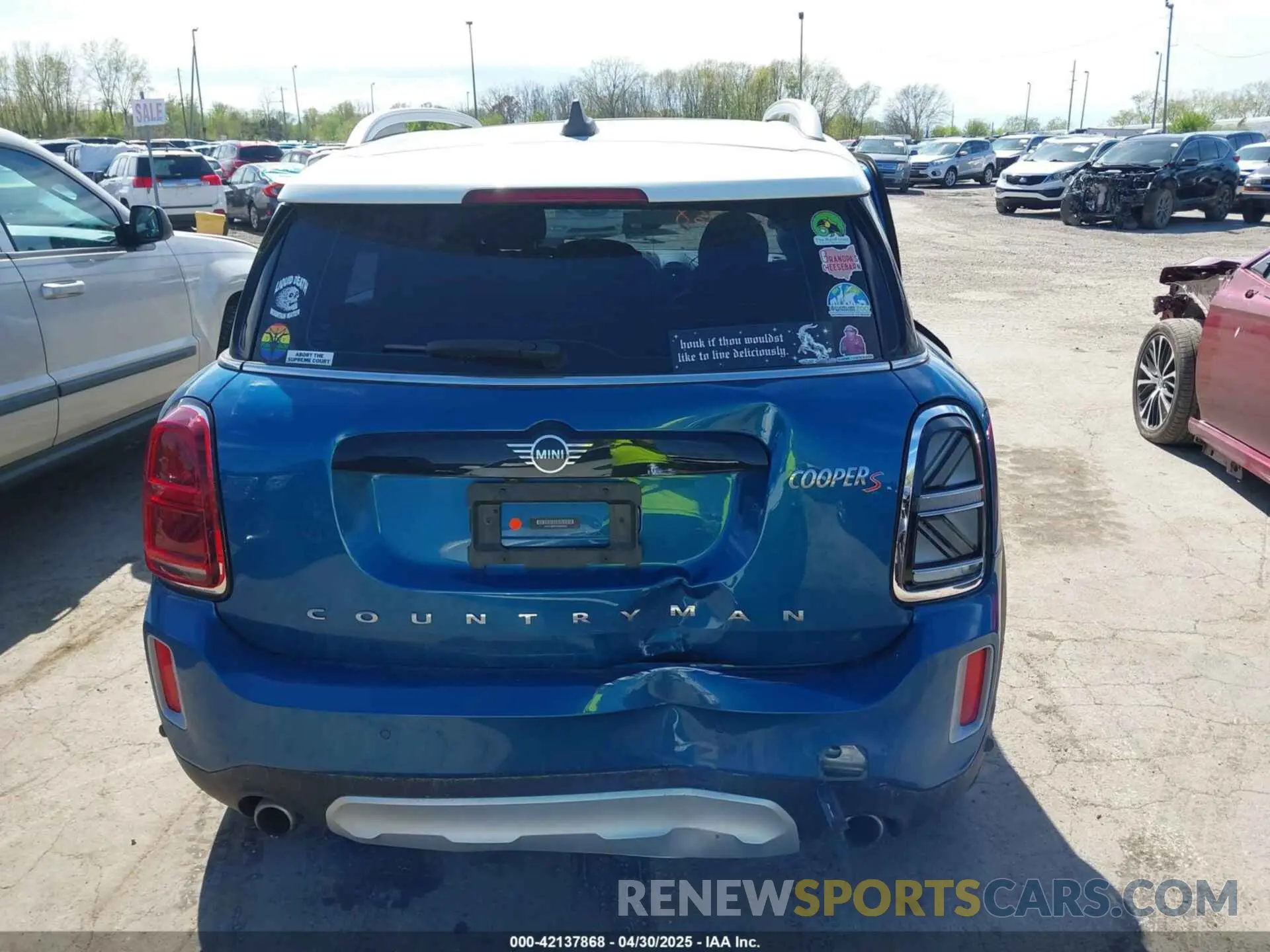 15 fotografías del automóvil dañado WMZ53BR07N3N34260 MINI COUNTRYMAN 2022