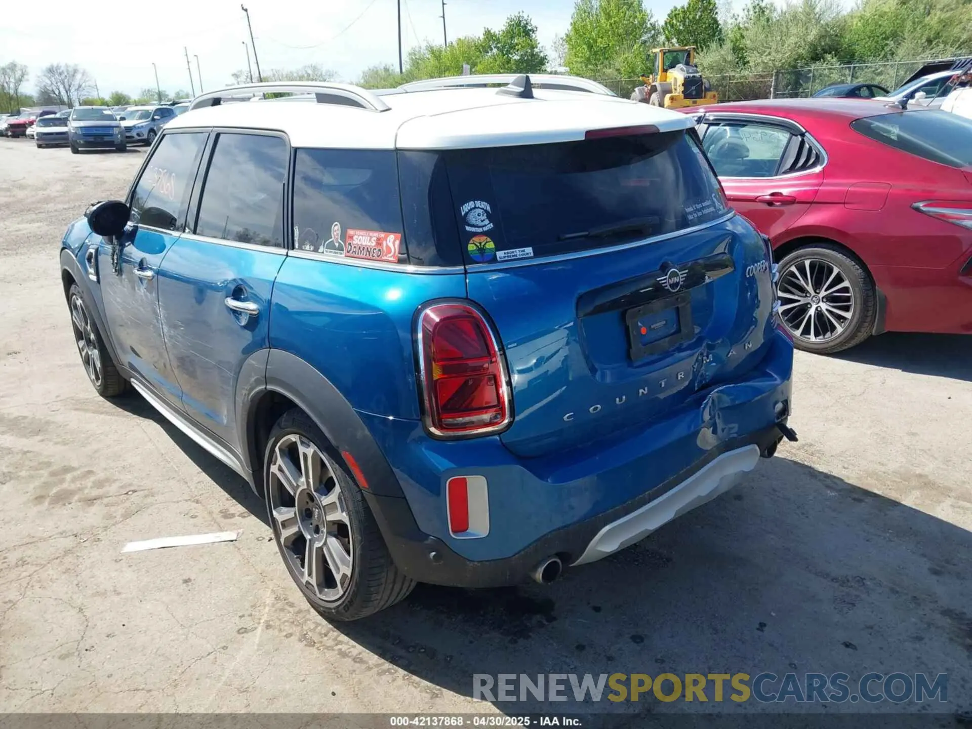 3 fotografías del automóvil dañado WMZ53BR07N3N34260 MINI COUNTRYMAN 2022