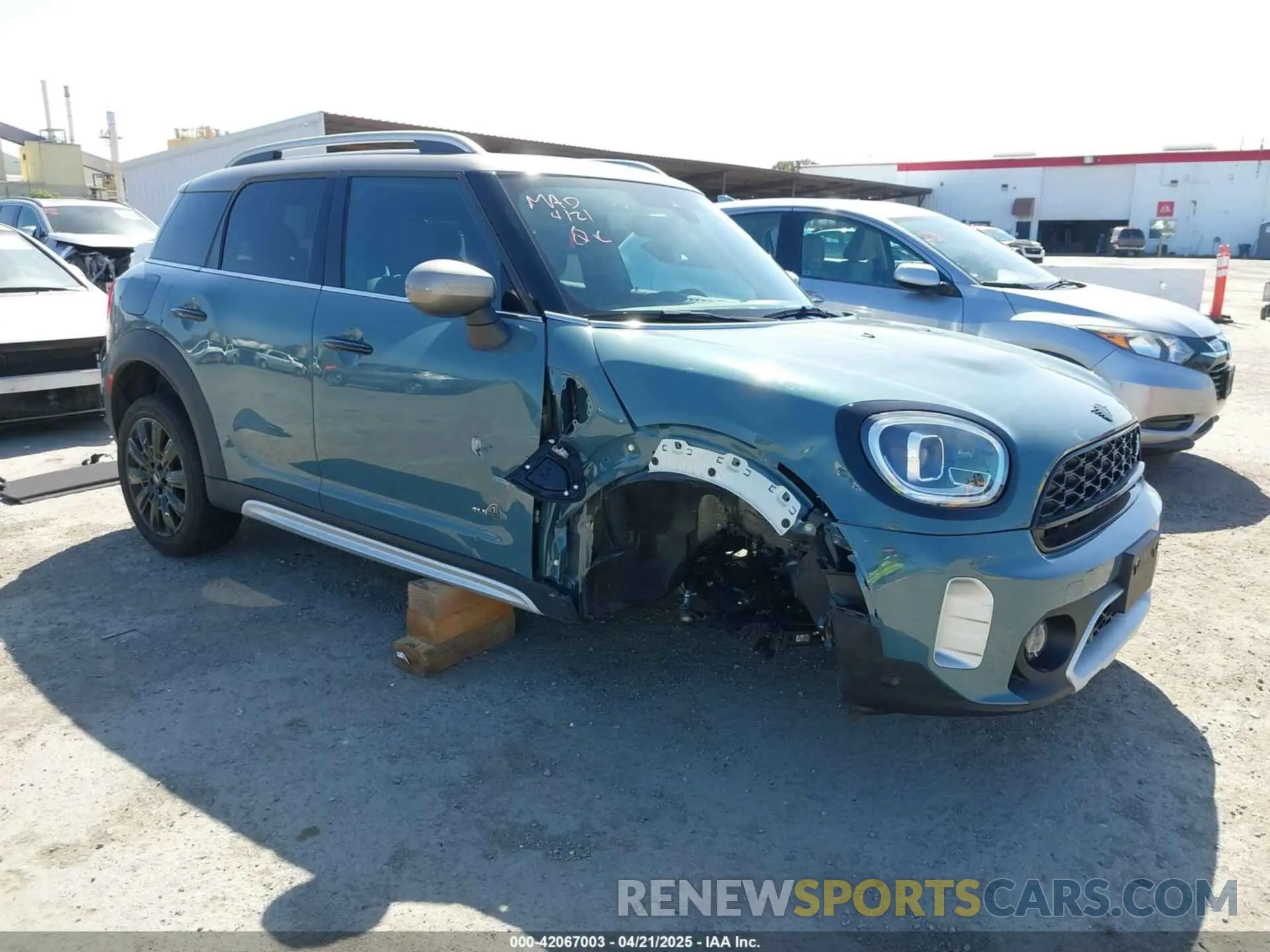 1 fotografías del automóvil dañado WMZ83BR03N3P15420 MINI COUNTRYMAN 2022