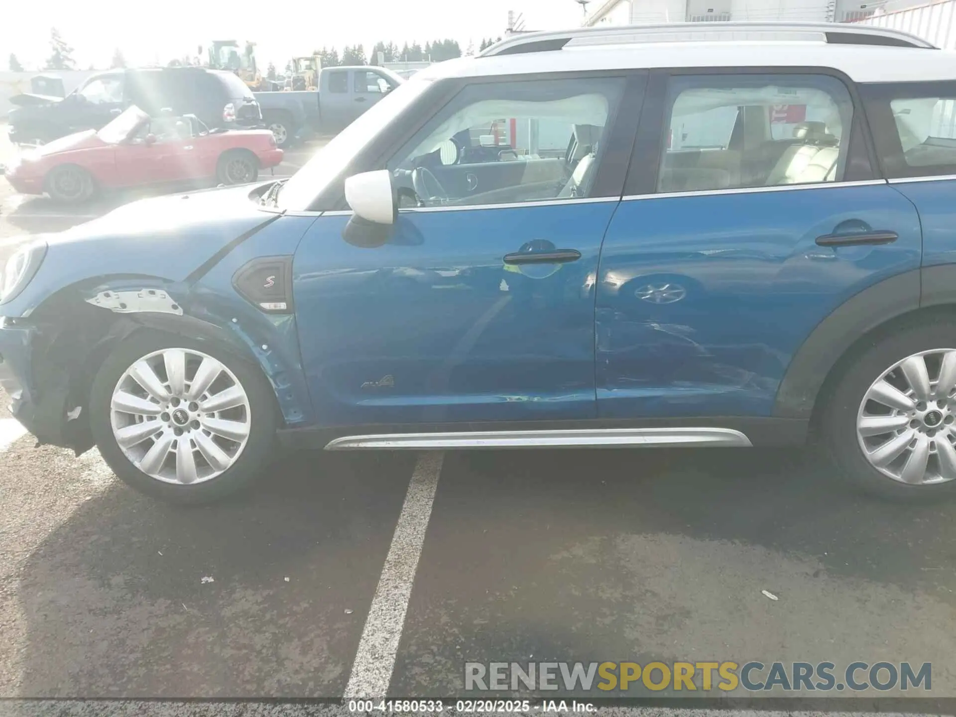 6 fotografías del automóvil dañado WMZ83BR05N3P16603 MINI COUNTRYMAN 2022