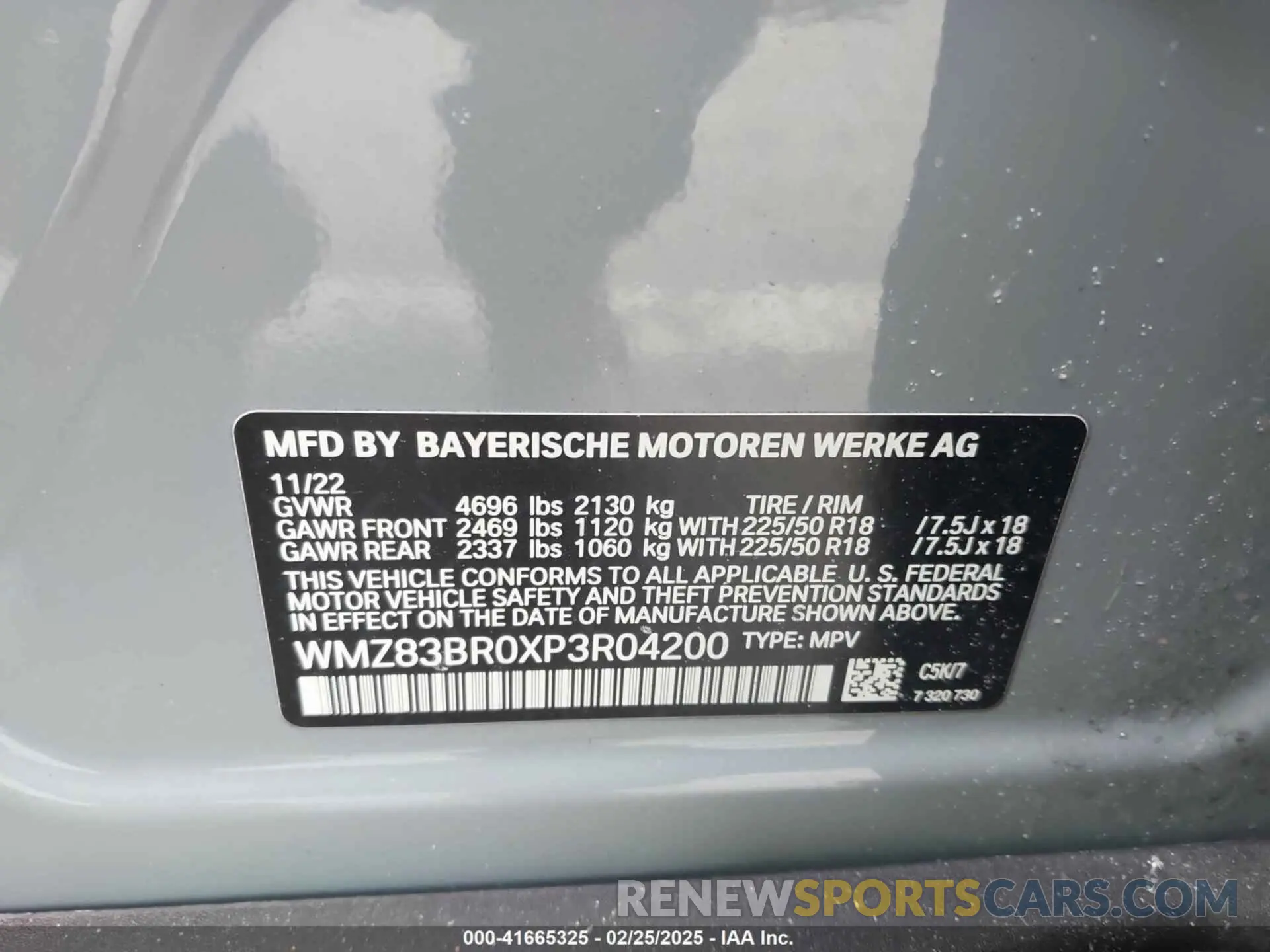 9 fotografías del automóvil dañado WMZ83BR0XP3R04200 MINI COUNTRYMAN 2023