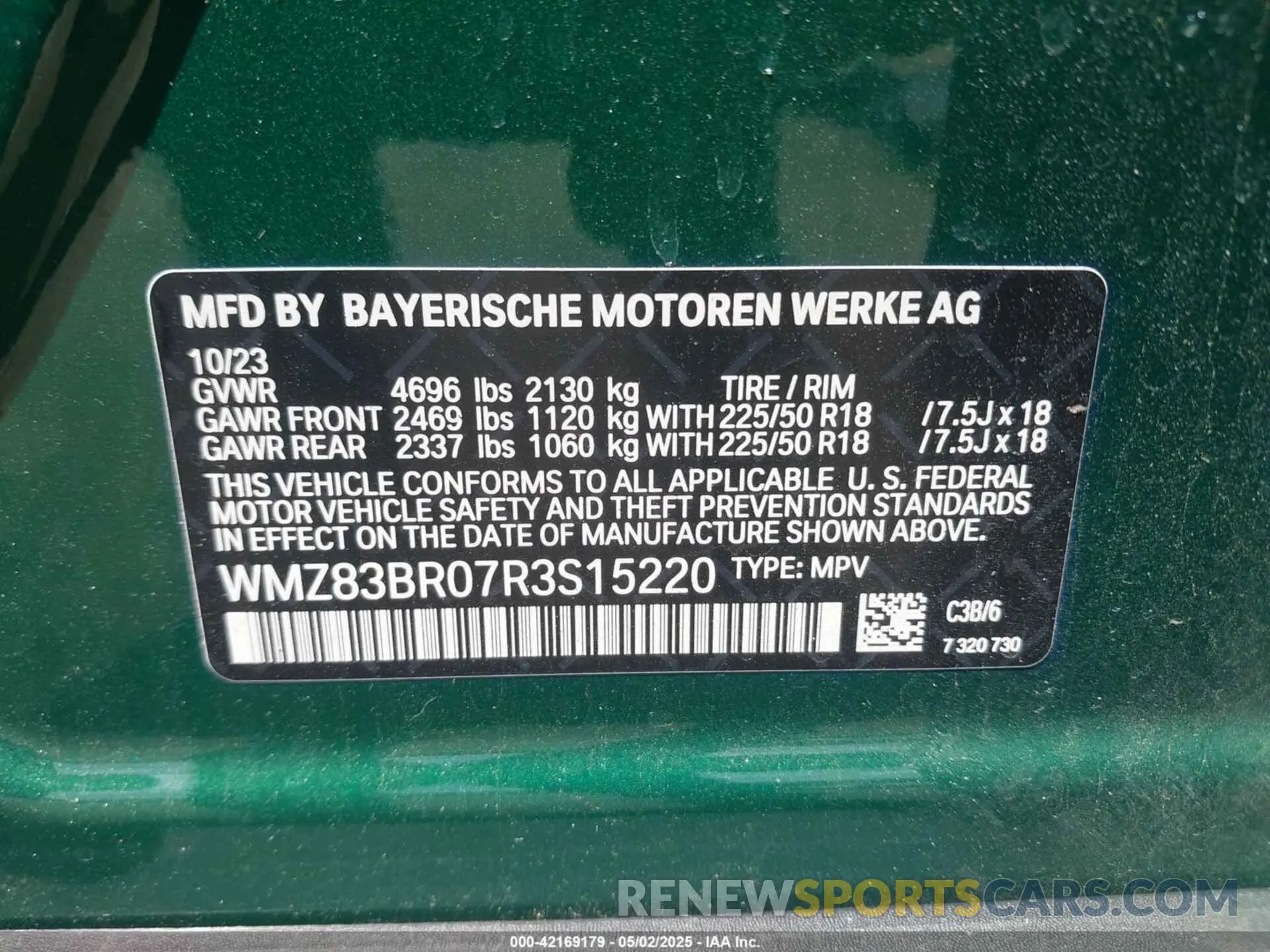 9 fotografías del automóvil dañado WMZ83BR07R3S15220 MINI COUNTRYMAN 2024