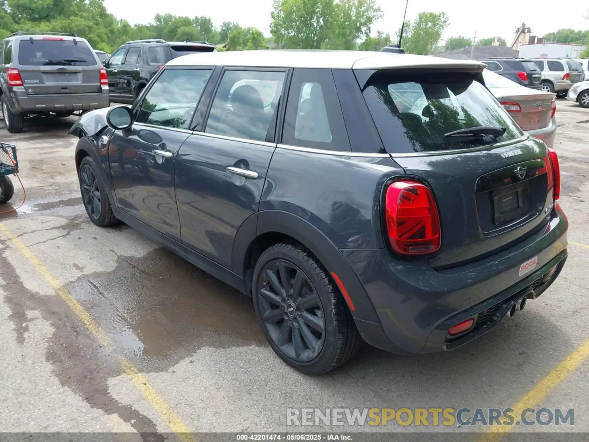 3 fotografías del automóvil dañado WMWXU3C54K2H86856 MINI HARDTOP 2019