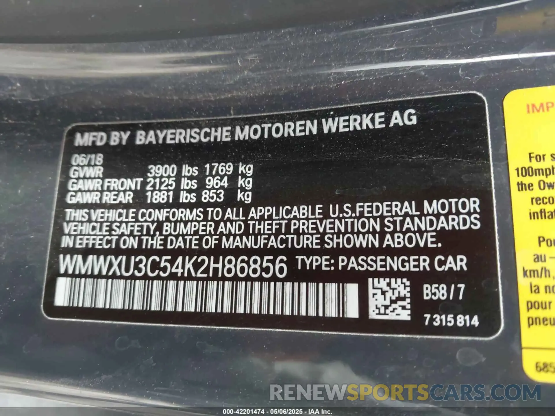 9 fotografías del automóvil dañado WMWXU3C54K2H86856 MINI HARDTOP 2019