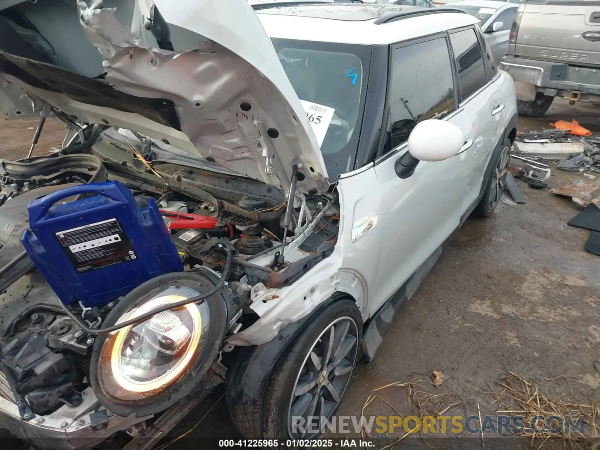 2 fotografías del automóvil dañado WMWXU3C59K2H87159 MINI HARDTOP 2019