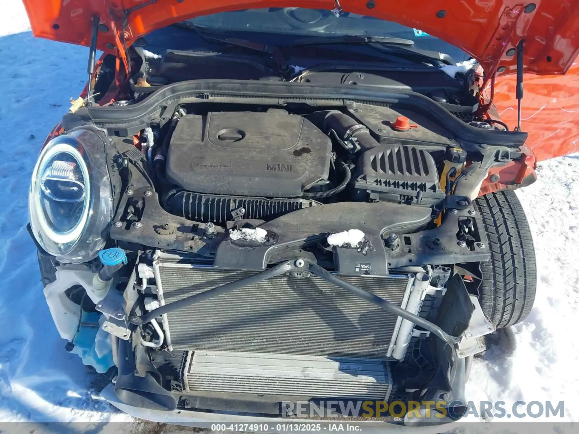 10 fotografías del automóvil dañado WMWXR5C02L2L86178 MINI HARDTOP 2020