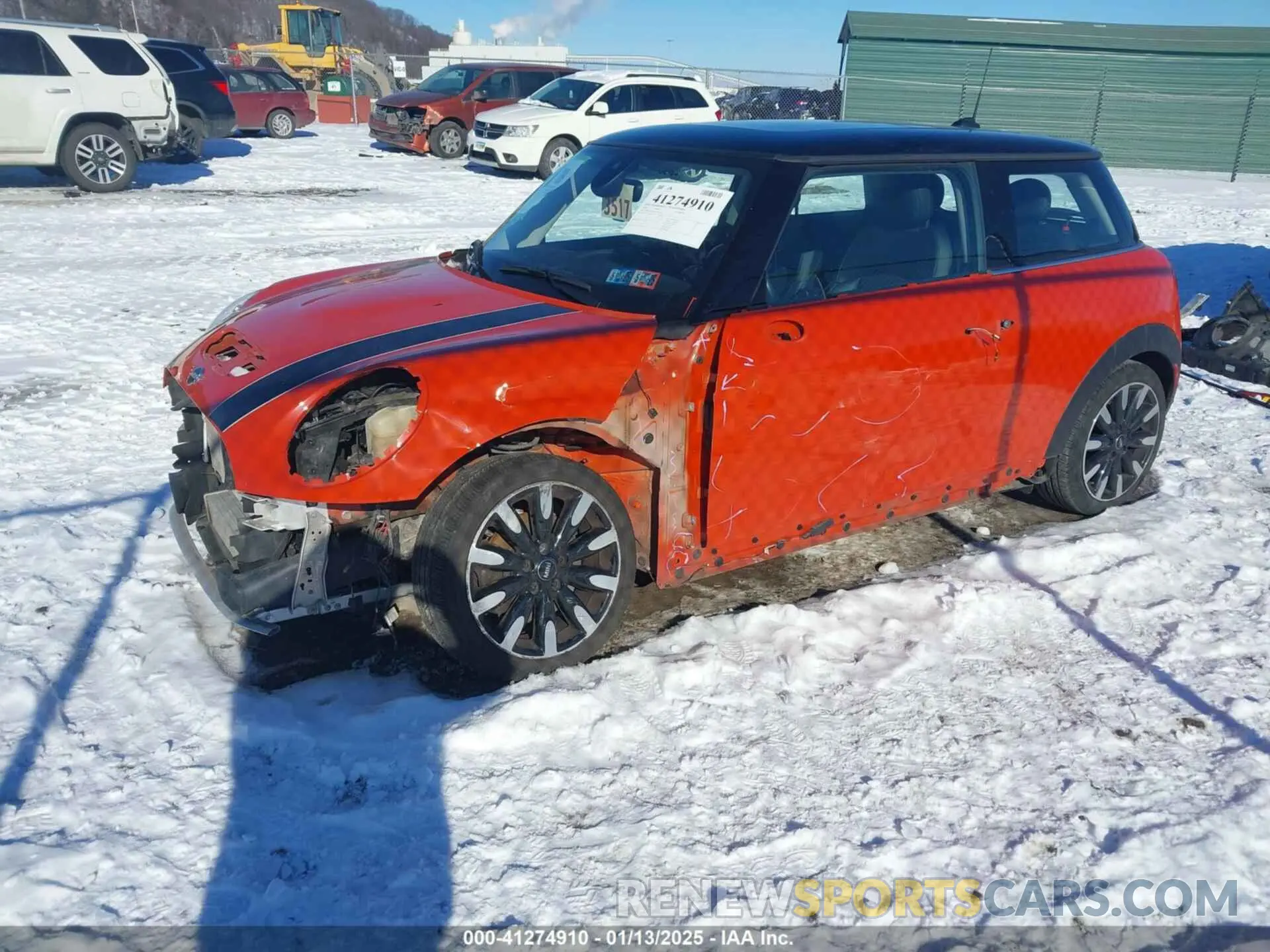 2 fotografías del automóvil dañado WMWXR5C02L2L86178 MINI HARDTOP 2020