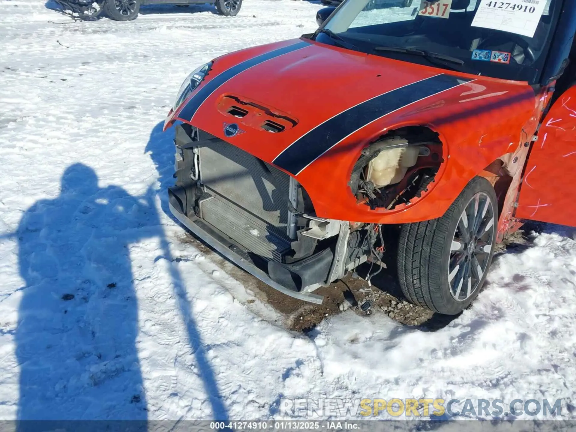 6 fotografías del automóvil dañado WMWXR5C02L2L86178 MINI HARDTOP 2020