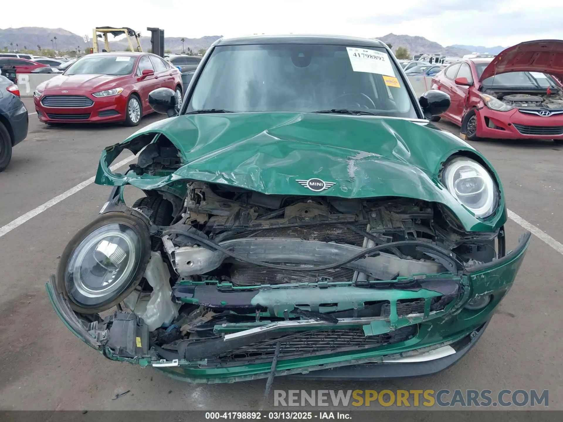 6 fotografías del automóvil dañado WMWXU7C08L2M11014 MINI HARDTOP 2020