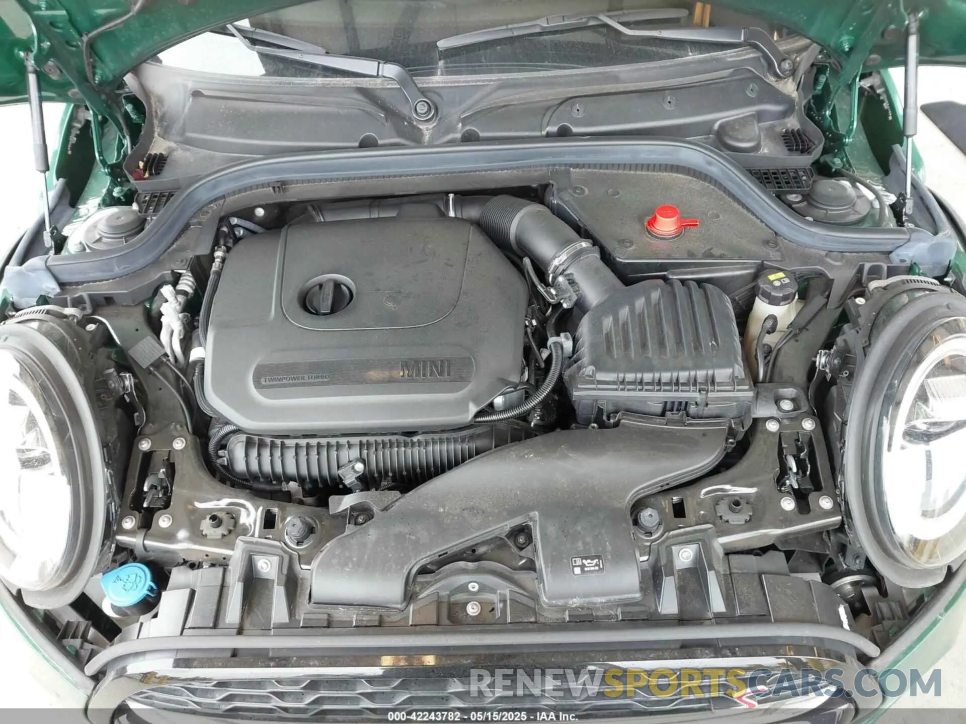 10 fotografías del automóvil dañado WMWXR5C04M2N62455 MINI HARDTOP 2021