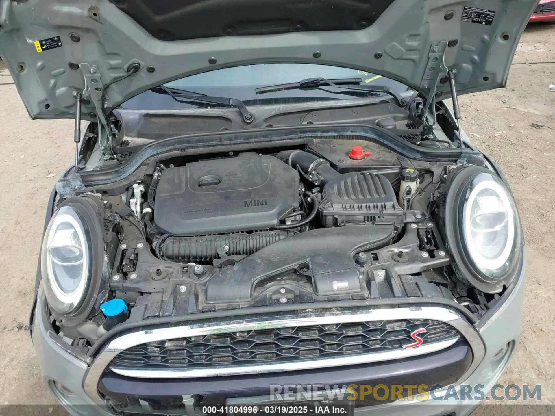 10 fotografías del automóvil dañado WMWXR5C08M2N12724 MINI HARDTOP 2021