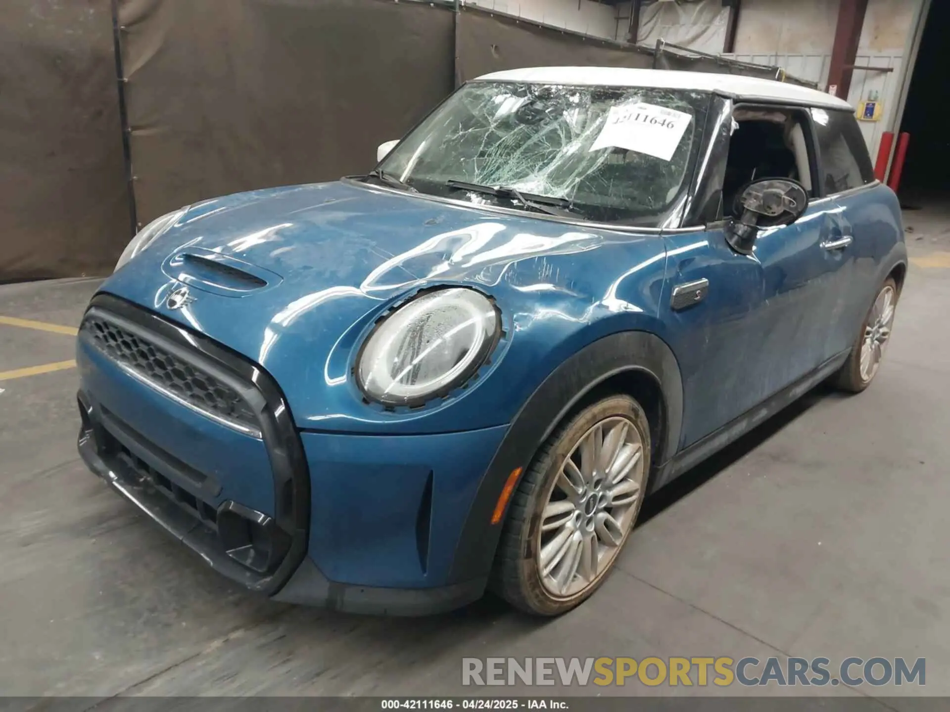 2 fotografías del automóvil dañado WMW53DH05N2R09949 MINI HARDTOP 2022