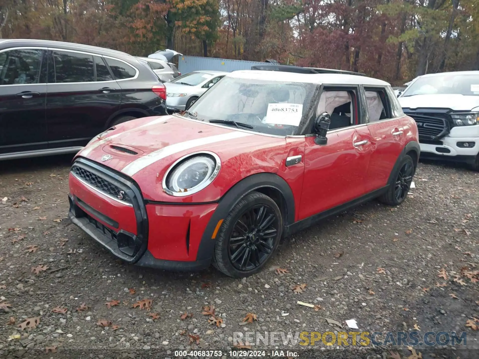 2 fotografías del automóvil dañado WMW53DK0XP2S99817 MINI HARDTOP 2023
