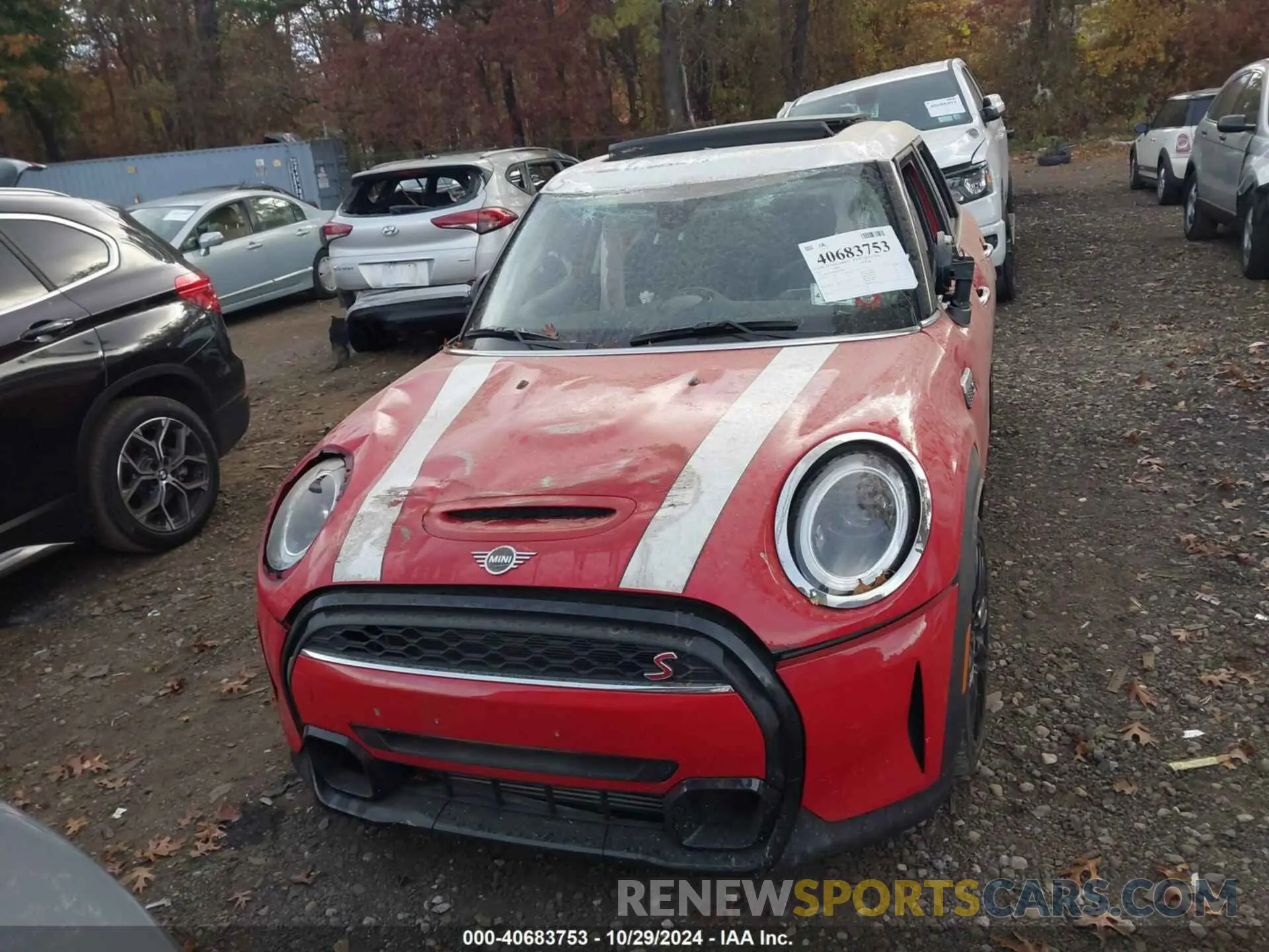 6 fotografías del automóvil dañado WMW53DK0XP2S99817 MINI HARDTOP 2023
