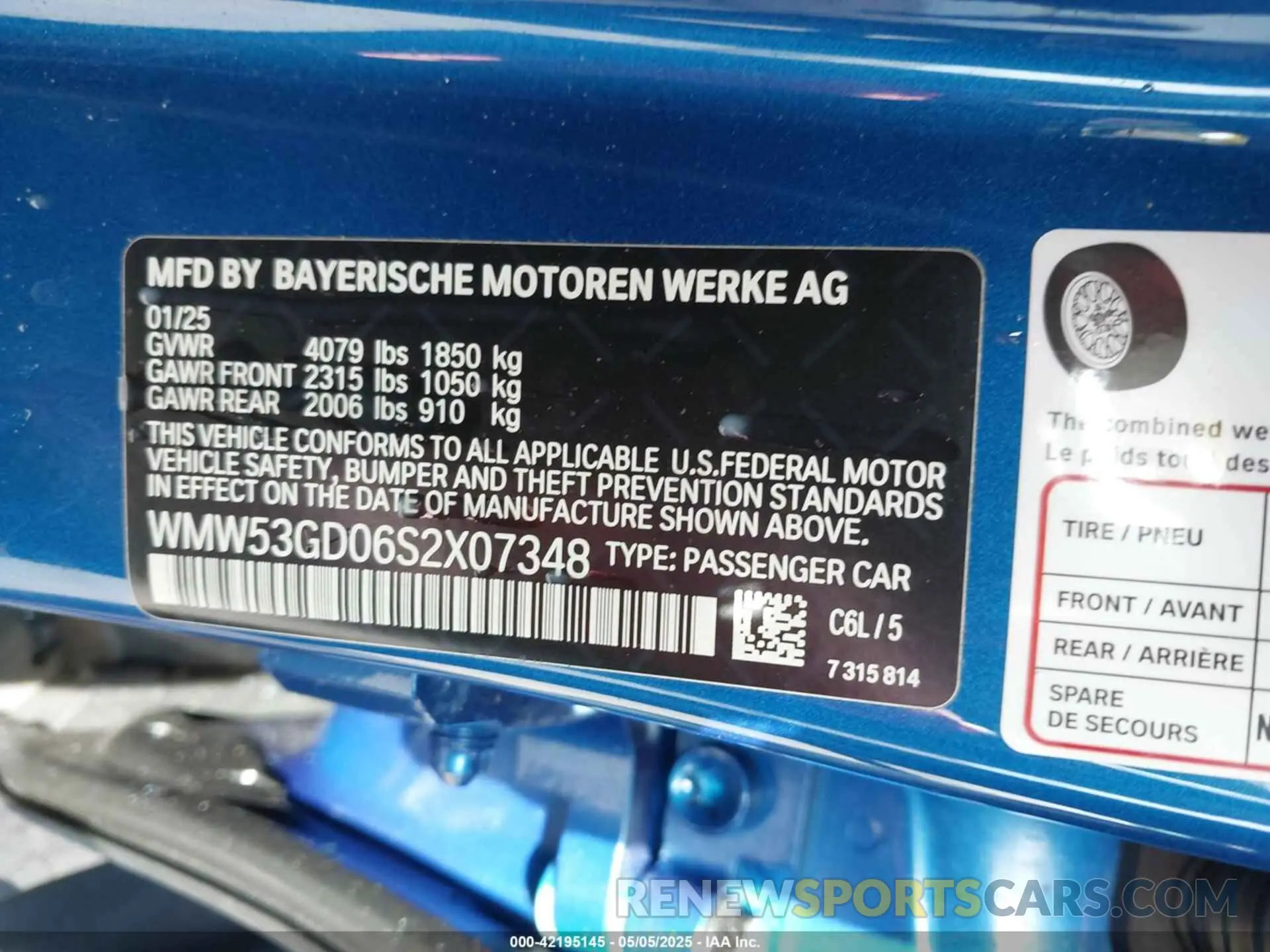 9 fotografías del automóvil dañado WMW53GD06S2X07348 MINI HARDTOP 2025