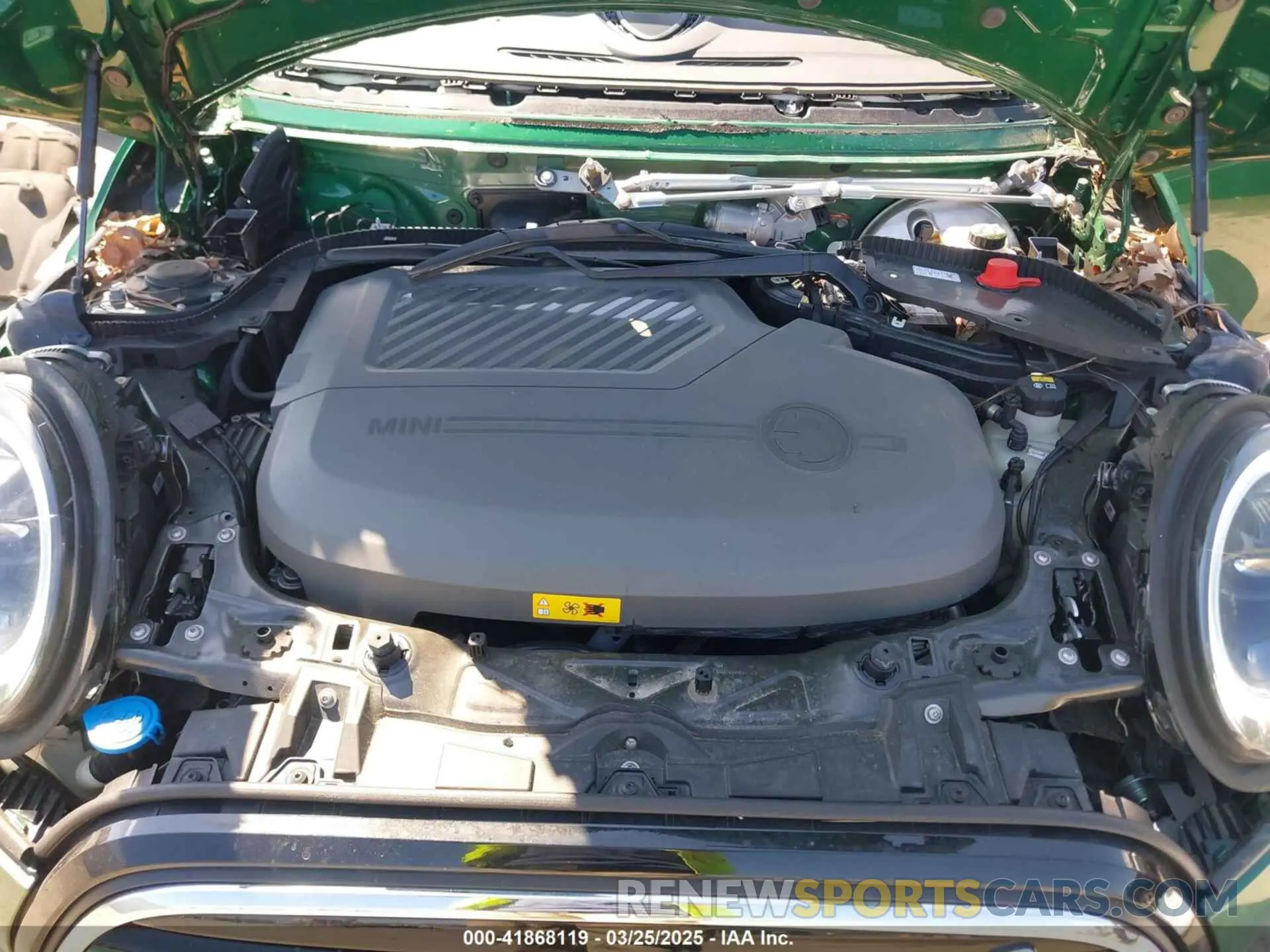 10 fotografías del automóvil dañado WMW13DJ07N2S46697 MINI SE HARDTOP 2022
