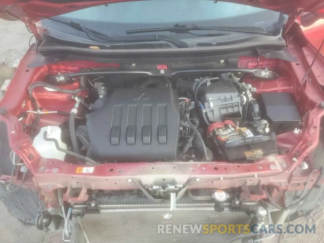 12 fotografías del automóvil dañado JA4AS3AA5KZ001368 MITSUBISHI ECLIPSE 2019