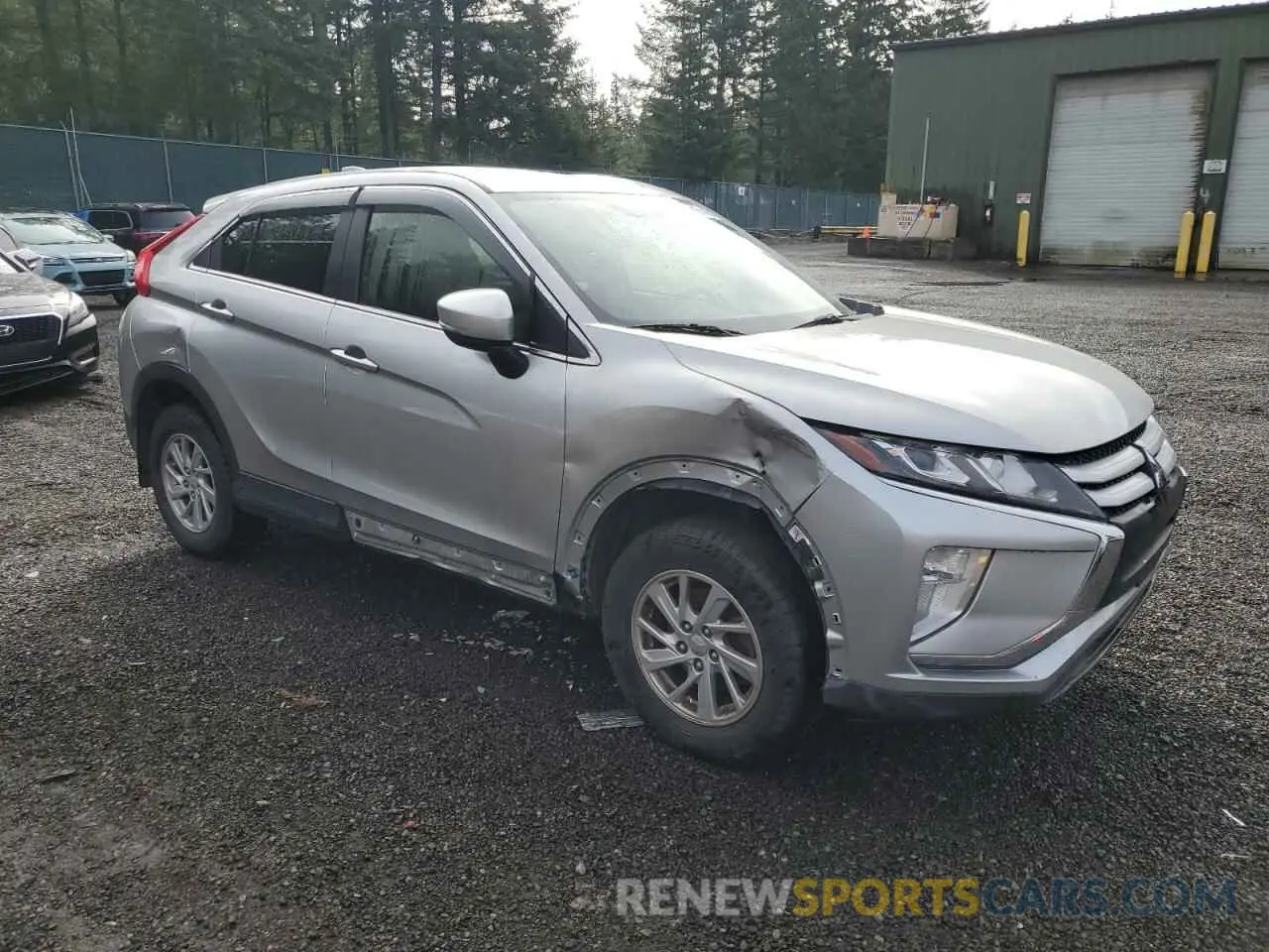 4 fotografías del automóvil dañado JA4AT3AA3KZ030493 MITSUBISHI ECLIPSE 2019