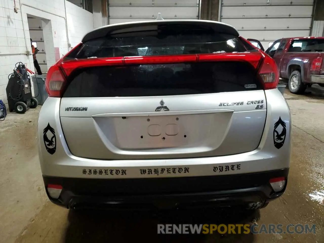 6 fotografías del automóvil dañado JA4AT3AA3KZ040506 MITSUBISHI ECLIPSE 2019