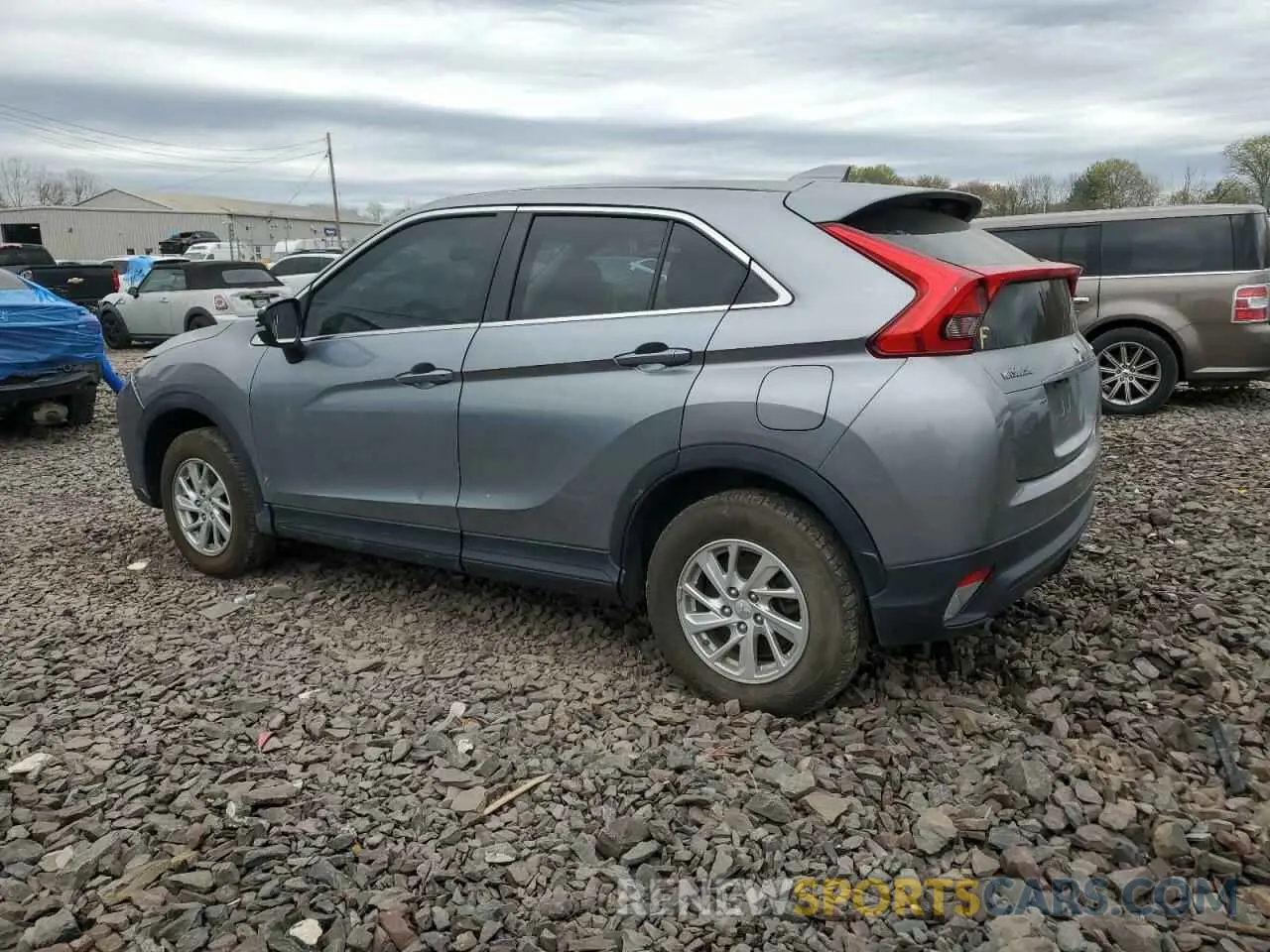 2 fotografías del automóvil dañado JA4AT3AA4KZ040451 MITSUBISHI ECLIPSE 2019