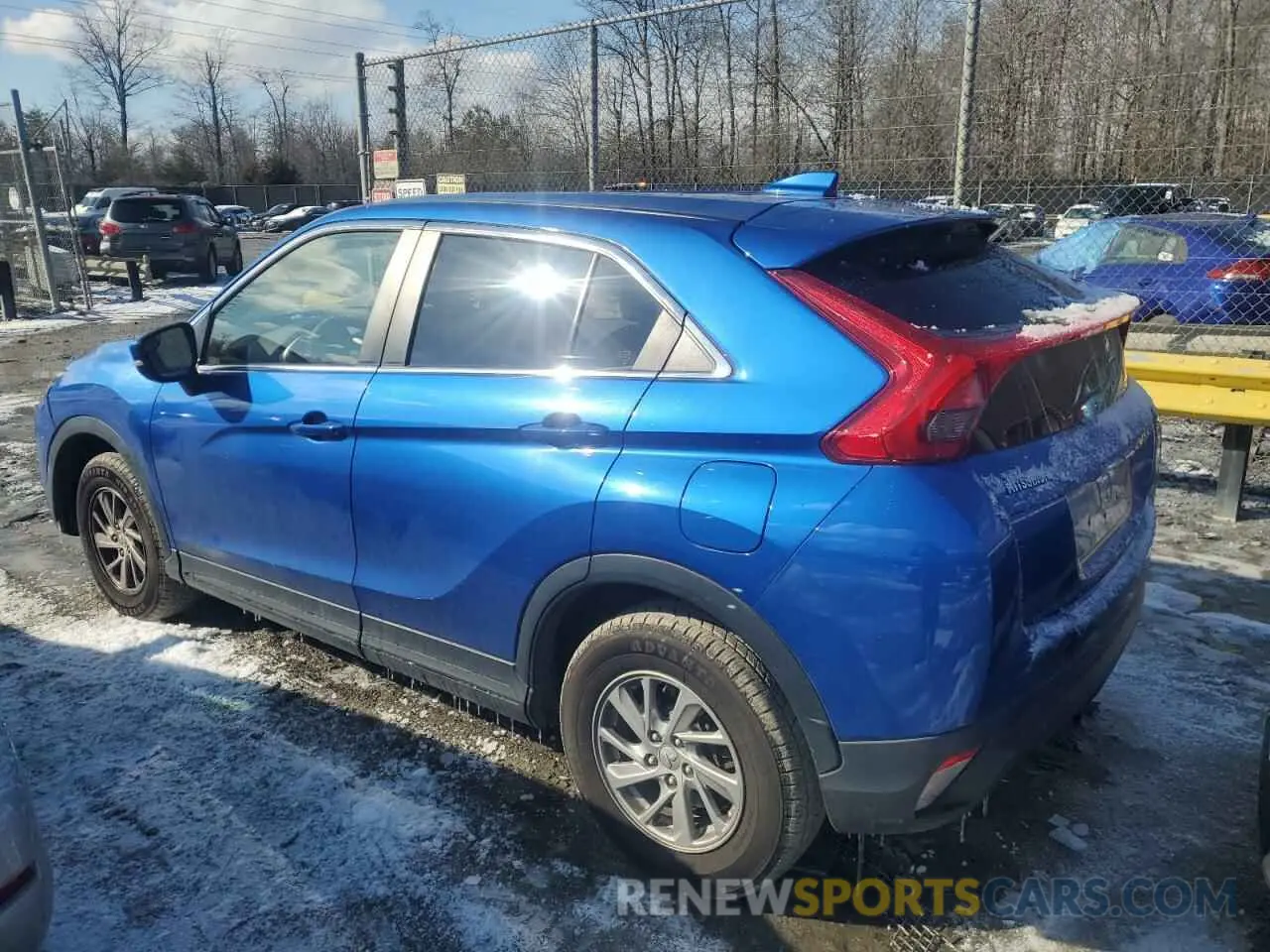 2 fotografías del automóvil dañado JA4AT3AA5KZ033931 MITSUBISHI ECLIPSE 2019
