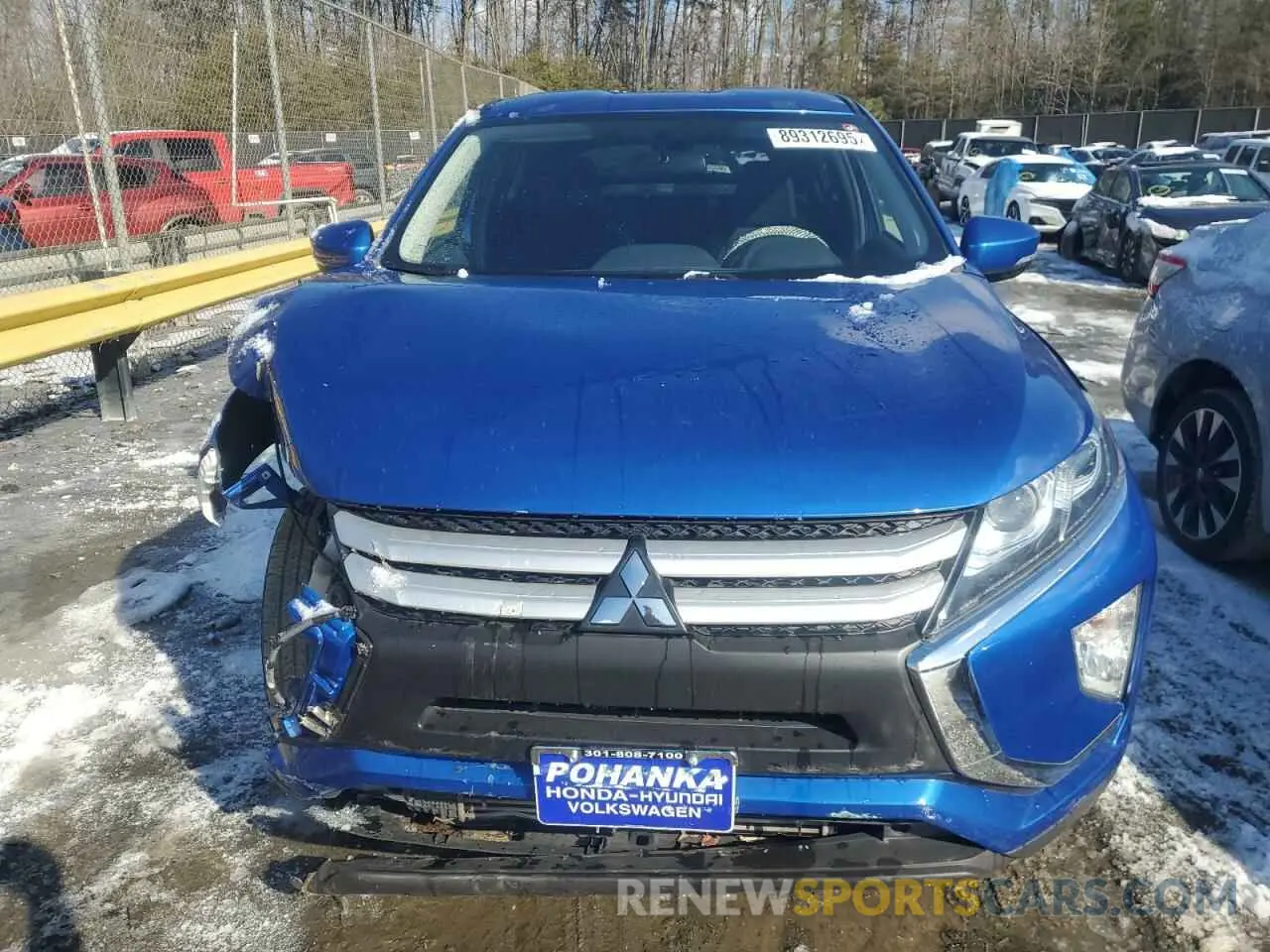 5 fotografías del automóvil dañado JA4AT3AA5KZ033931 MITSUBISHI ECLIPSE 2019