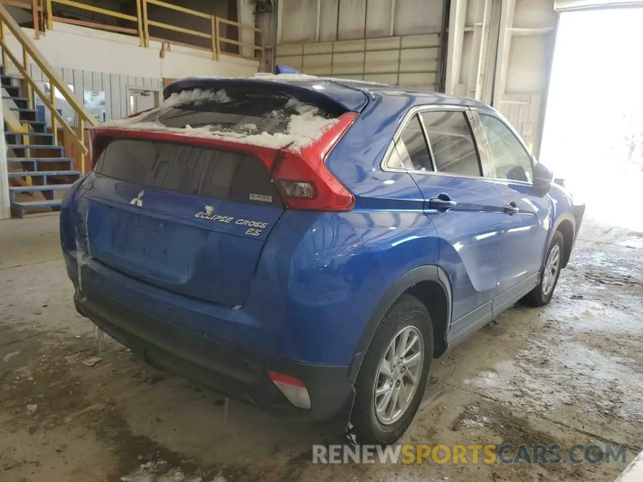 3 fotografías del automóvil dañado JA4AT3AA6KZ002476 MITSUBISHI ECLIPSE 2019