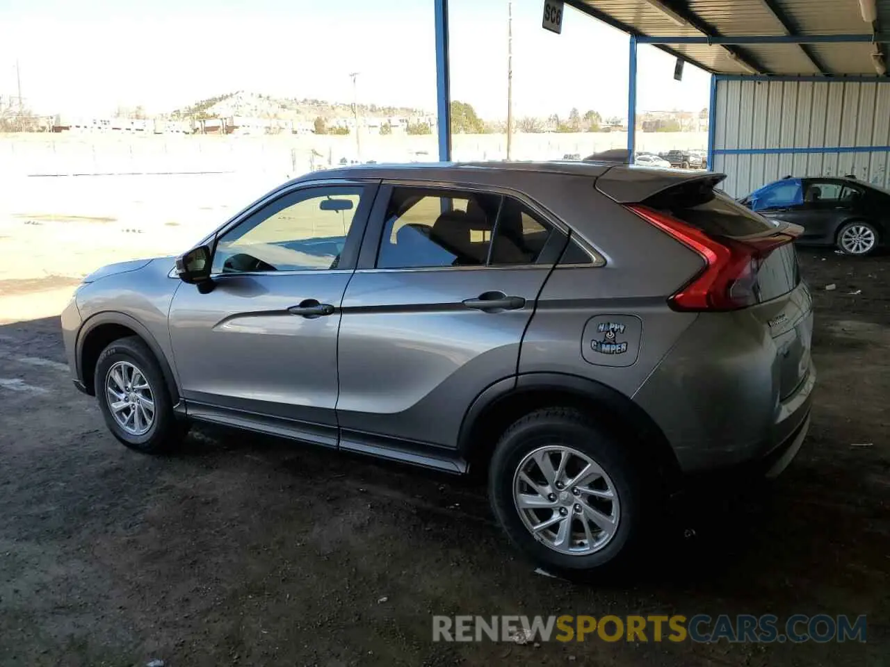 2 fotografías del automóvil dañado JA4AT3AA6KZ038149 MITSUBISHI ECLIPSE 2019