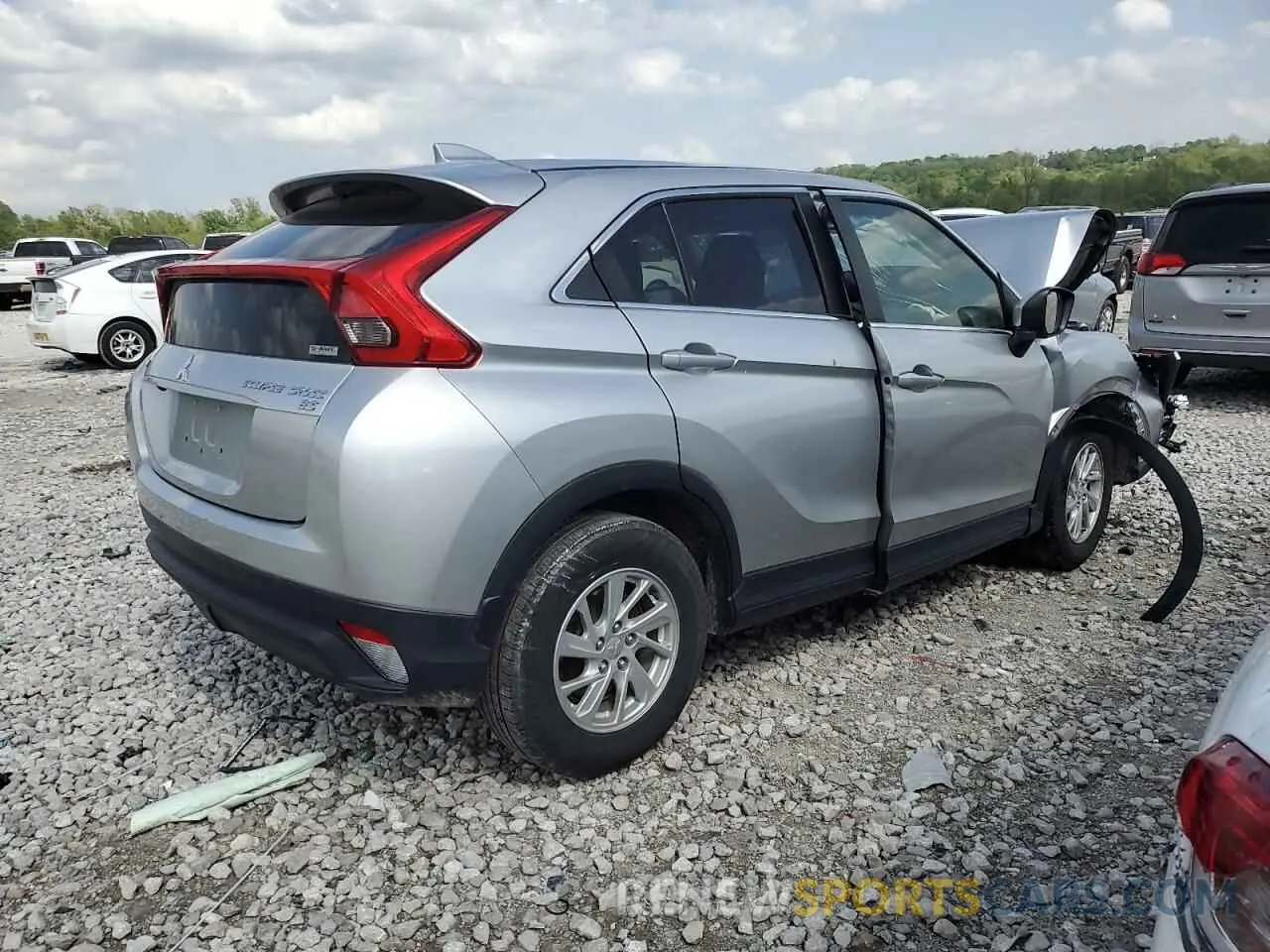 3 fotografías del automóvil dañado JA4AT3AAXKZ034170 MITSUBISHI ECLIPSE 2019