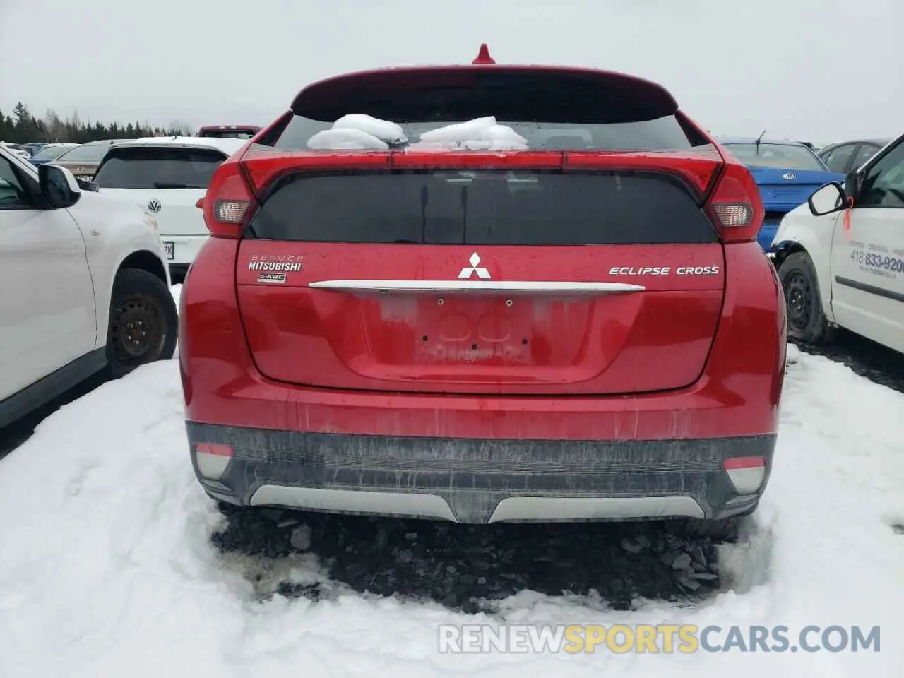 6 fotografías del automóvil dañado JA4AT4AA8KZ601921 MITSUBISHI ECLIPSE 2019