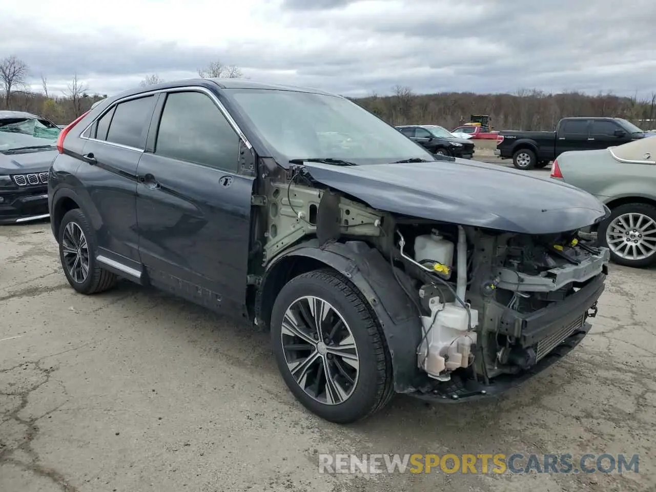 4 fotografías del automóvil dañado JA4AT5AA0KZ001562 MITSUBISHI ECLIPSE 2019