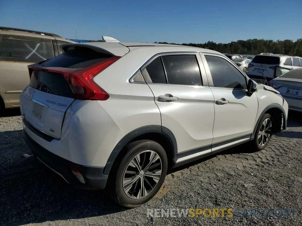 3 fotografías del automóvil dañado JA4AT5AA1KZ021335 MITSUBISHI ECLIPSE 2019