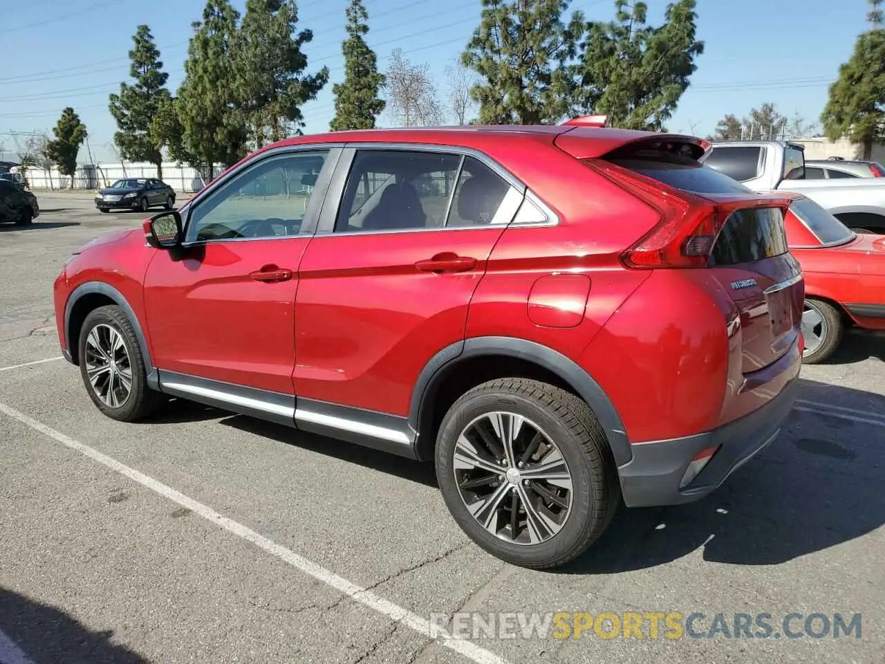2 fotografías del automóvil dañado JA4AT5AA3KZ001345 MITSUBISHI ECLIPSE 2019